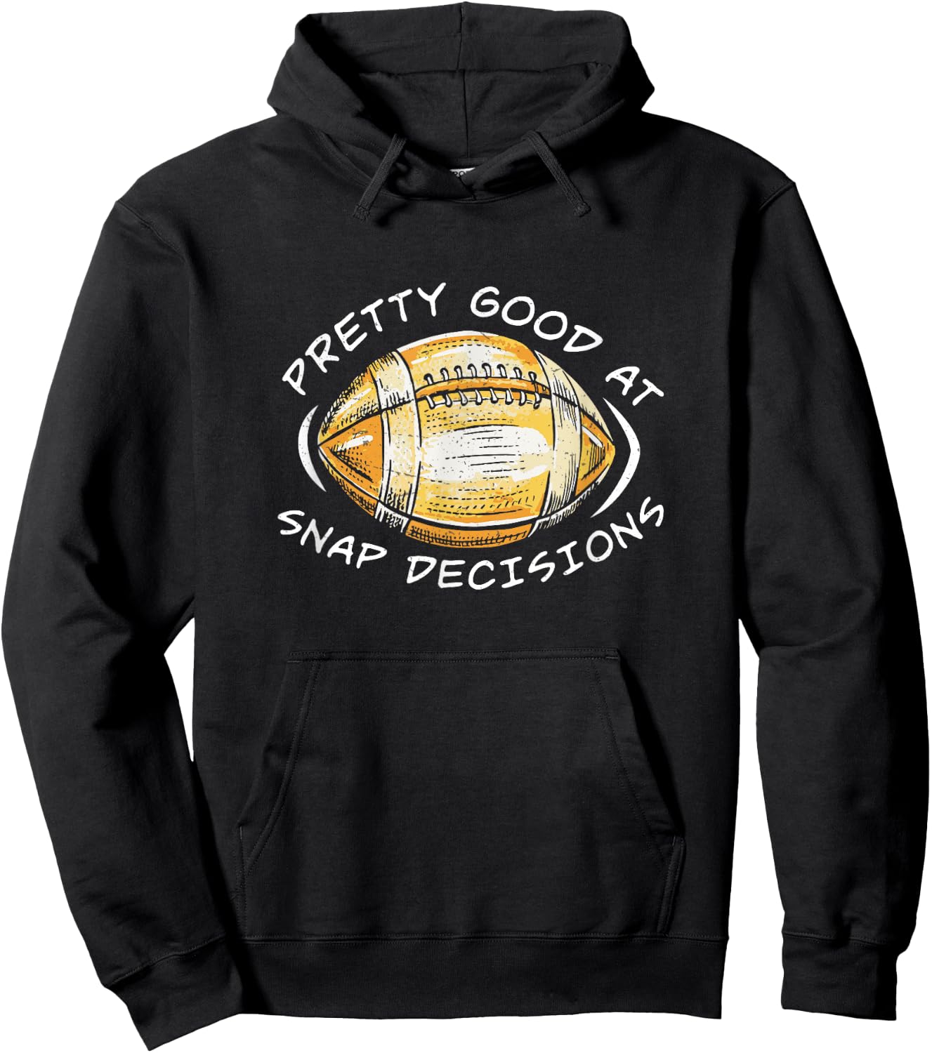 Pretty Good At Snap Decisions Long Snapper Cool Deep Snapper Hoodie - Hoodie | Black