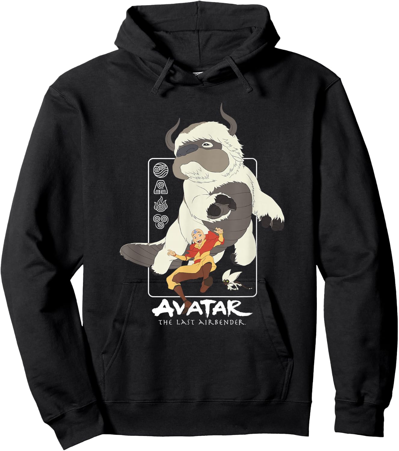 Avatar: The Last Airbender Air Nomad Friends Group Shot Hoodie - Hoodie | Black