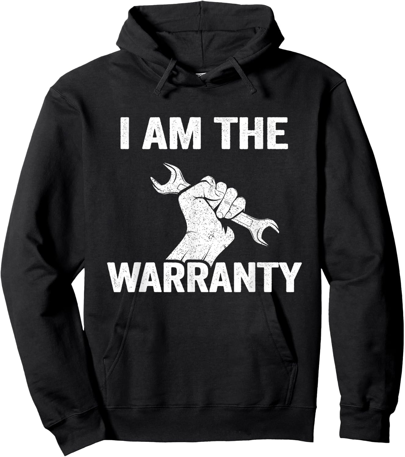 I Am The Warranty Car Guy Car Lover Car Funny Mechanic Hoodie - Hoodie | Black