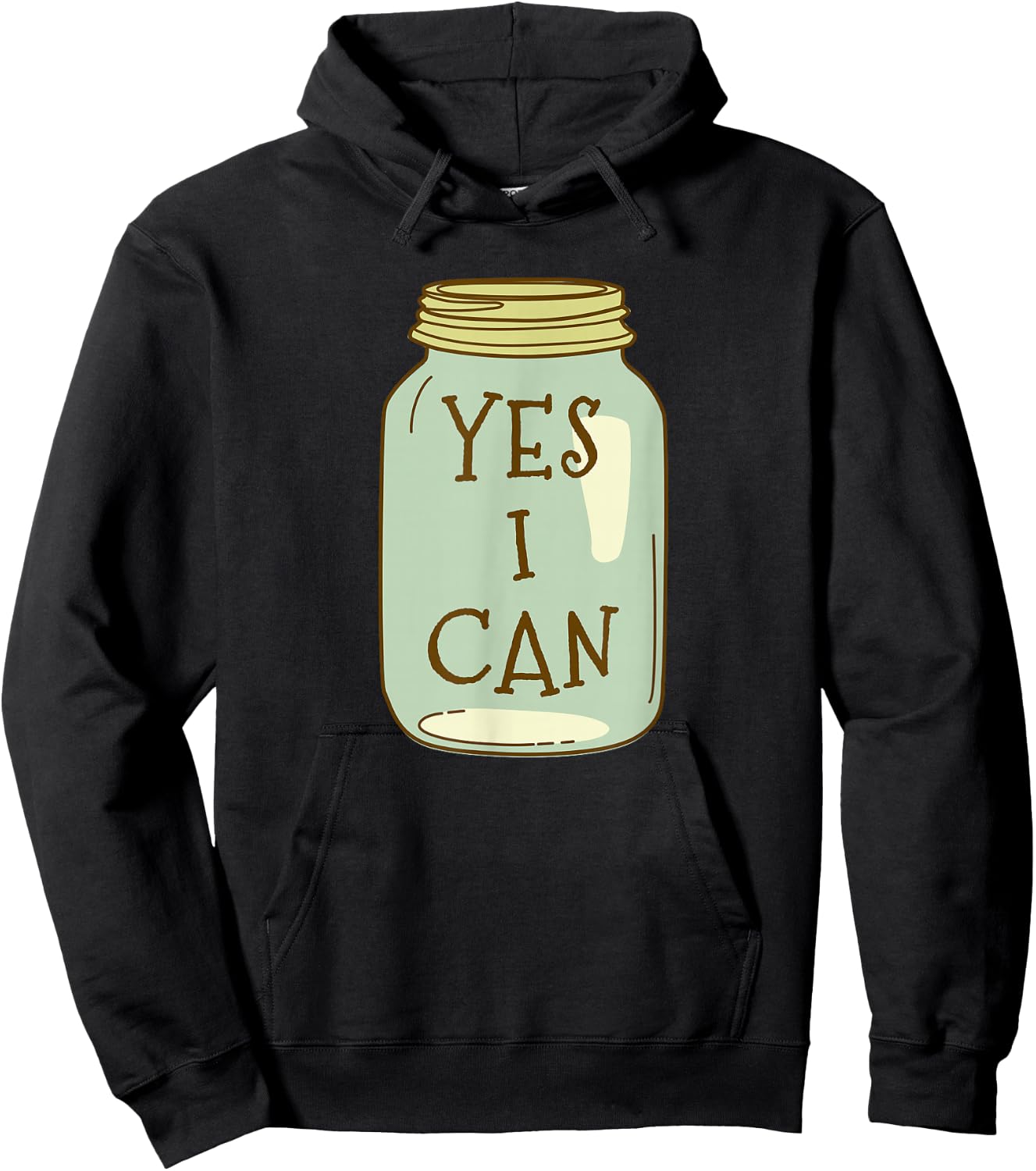 Yes I Can - Canning Season for Garden Farmers Hoodie - Hoodie | Black