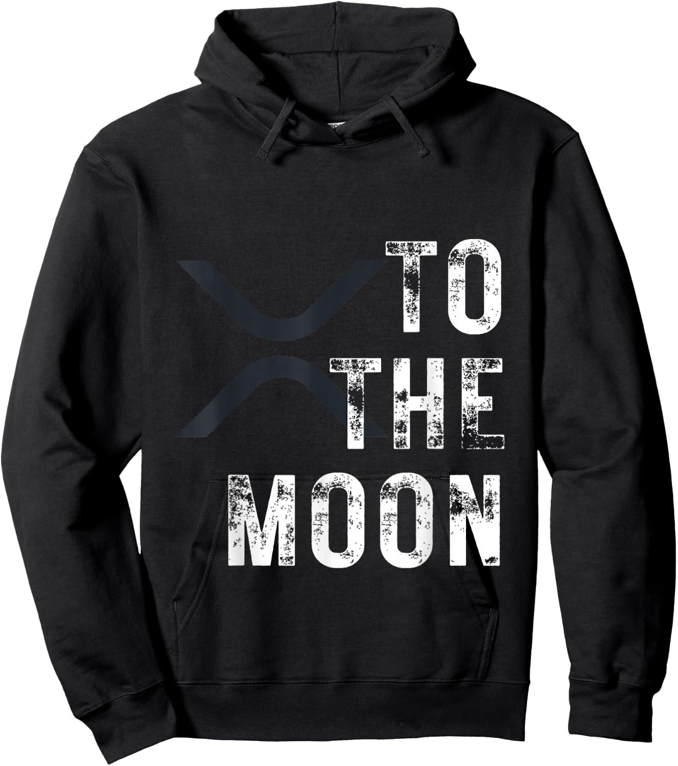 XRP Coin To The Moon XRP Crypto Hoodie - Hoodie | Black