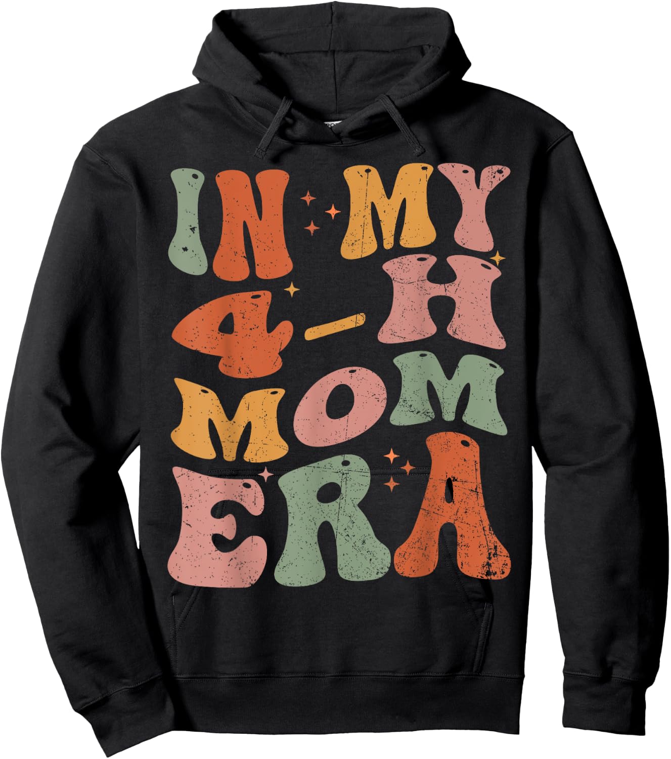 In My 4-H Mom Era Hoodie - Hoodie | Black