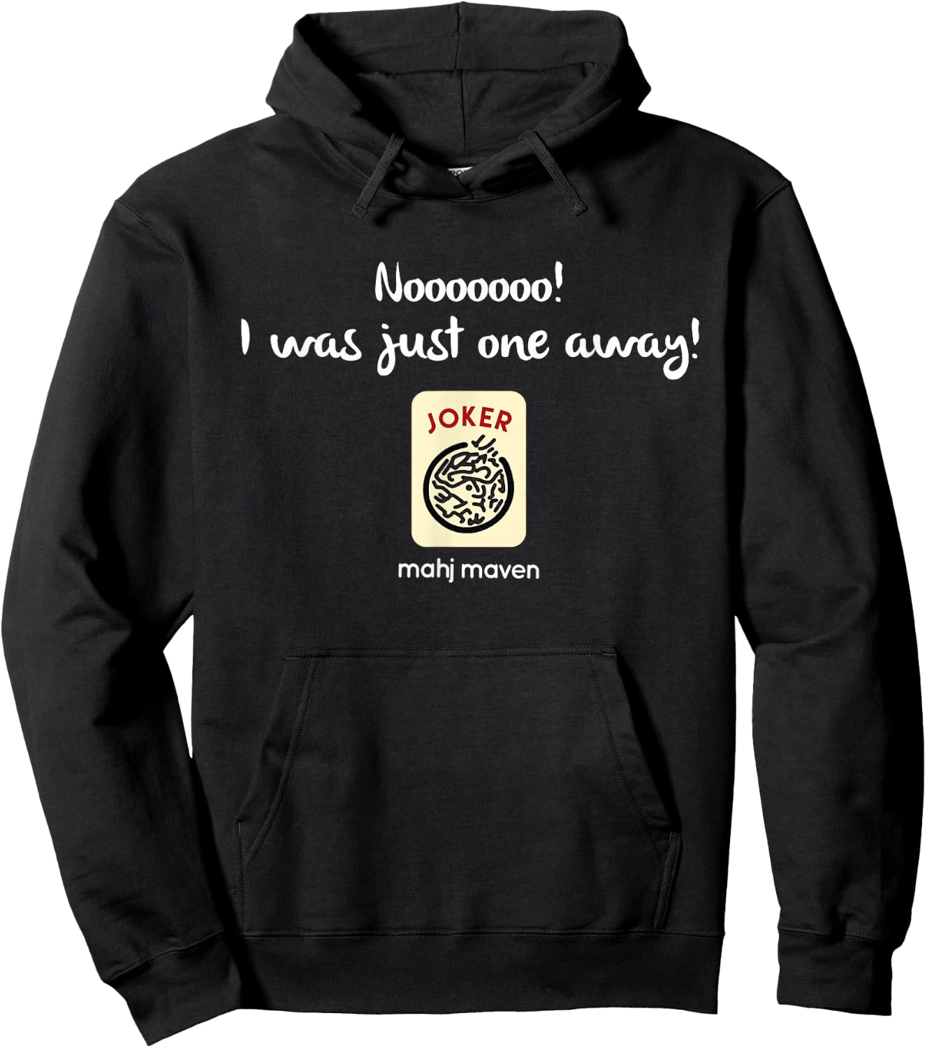 Nooo! I was just one away! Mah Jong Hoodie - Hoodie | Black