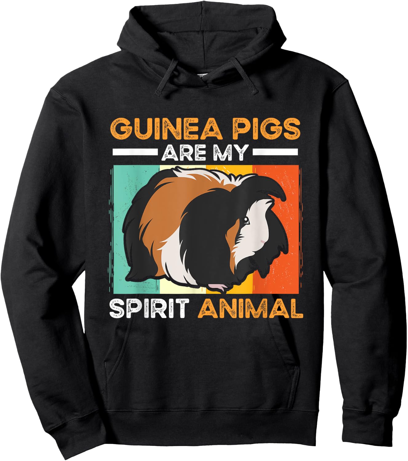 Guinea Pig Animals Pet - Guinea Pigs are my Spirit Animal Hoodie - Hoodie | Black