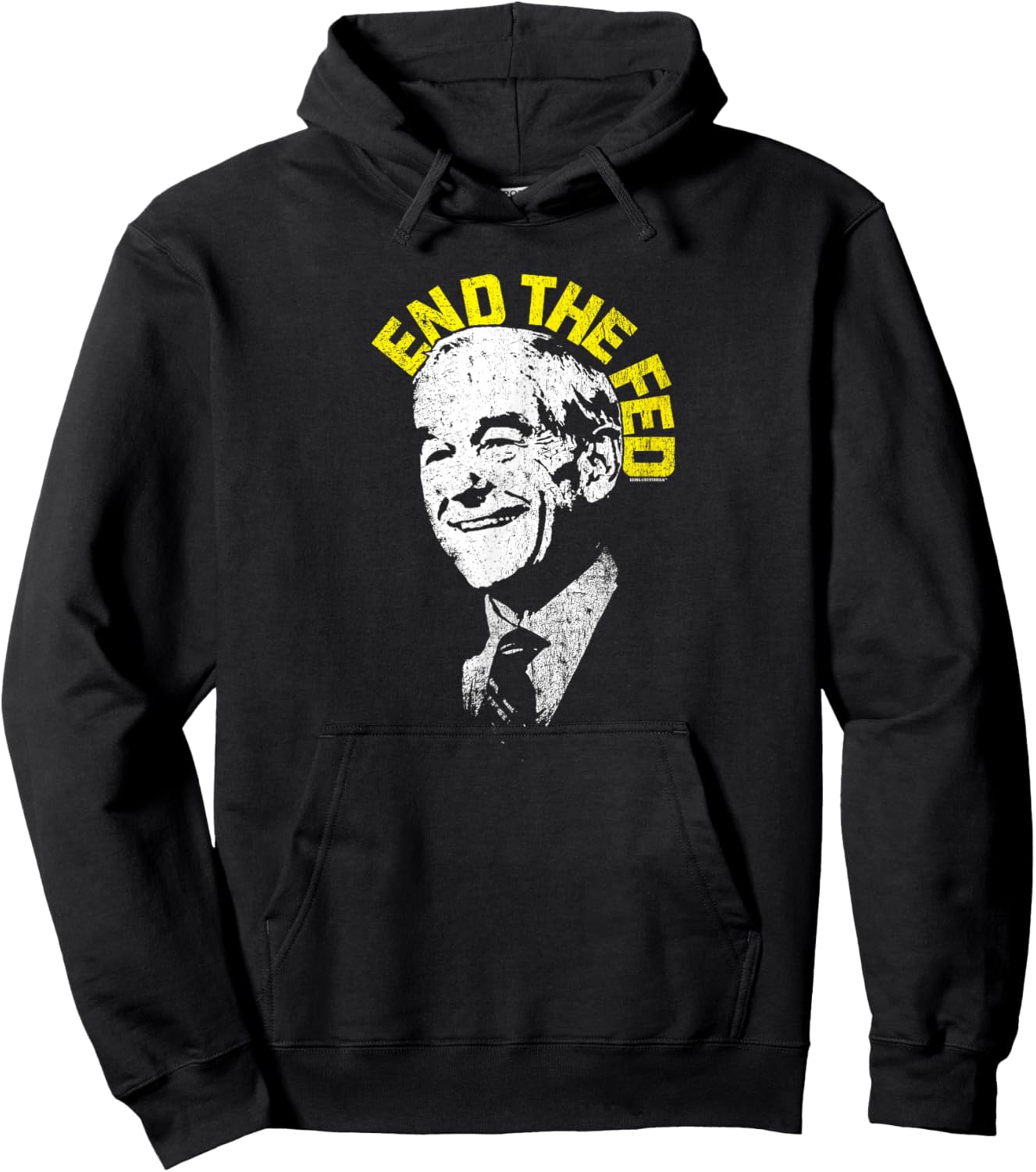 Official Dr. Ron Paul End The Fed Libertarian Hoodie - Hoodie | Black