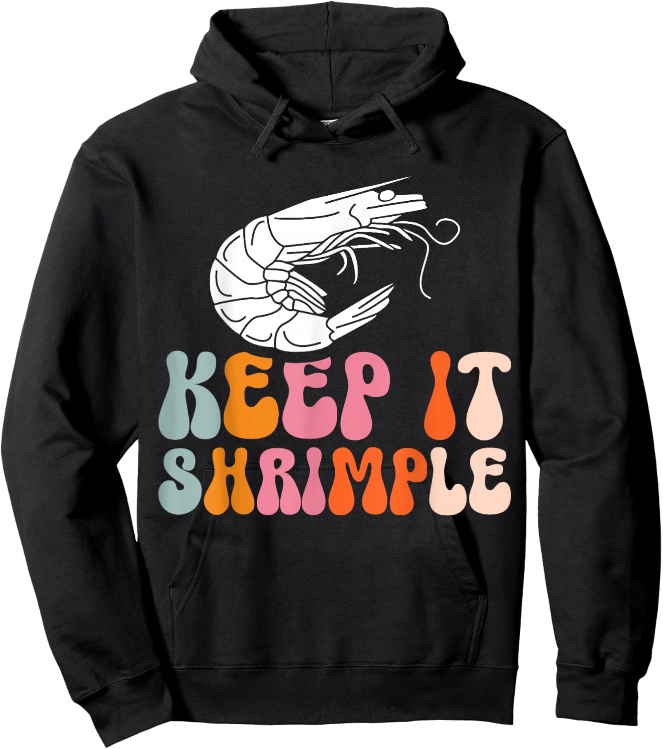 Keep It Shrimple Hoodie - Hoodie | Black