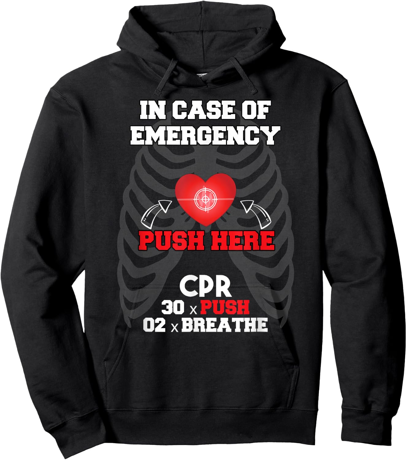 Funny Cpr Instructor First Aid for Nurses CPR Instructor Hoodie - Hoodie | Black