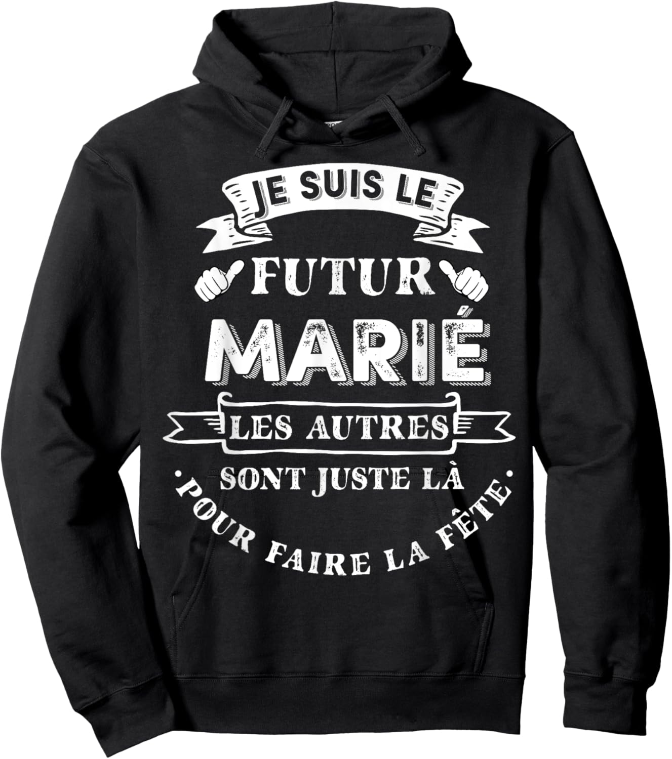 Future Groom EVG Humor Wedding Gift , Black, S Hoodie - Hoodie | Black
