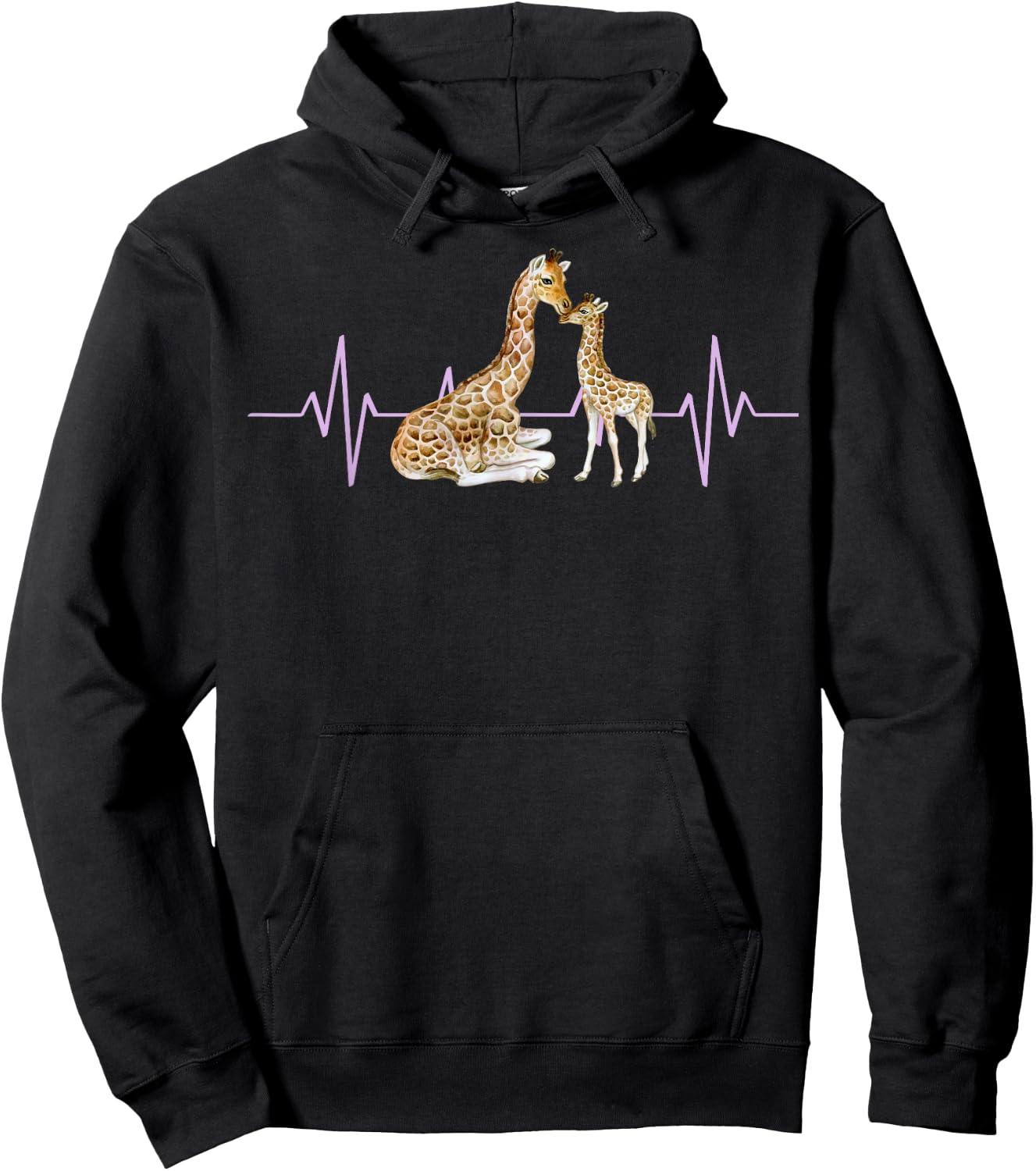 Giraffe Safari Giraffe Lovers Hoodie - Hoodie | Black