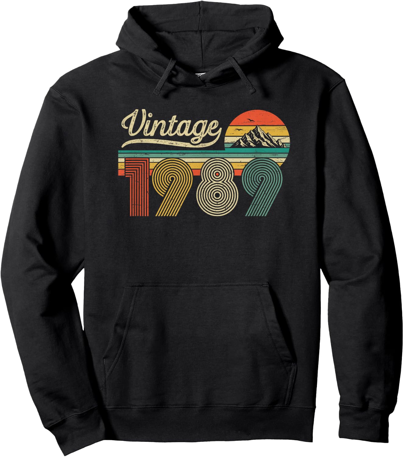 Vintage 1989 Man Woman Birthday - Born in 1989 Original Hoodie - Hoodie | Black