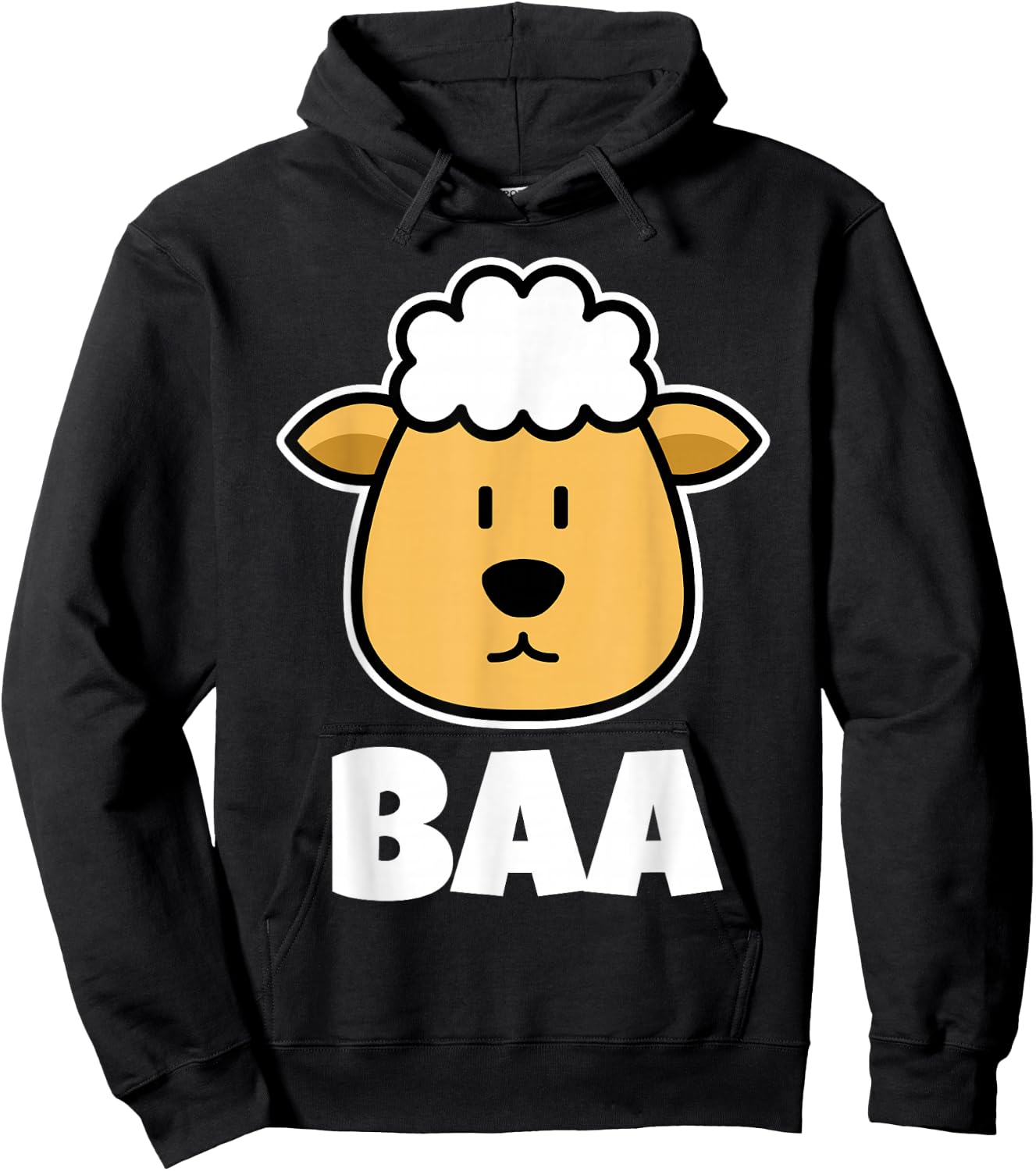 BAA Sheep Stuff | Sheep Lover Stuff | Kids Sheep Hoodie - Hoodie | Black