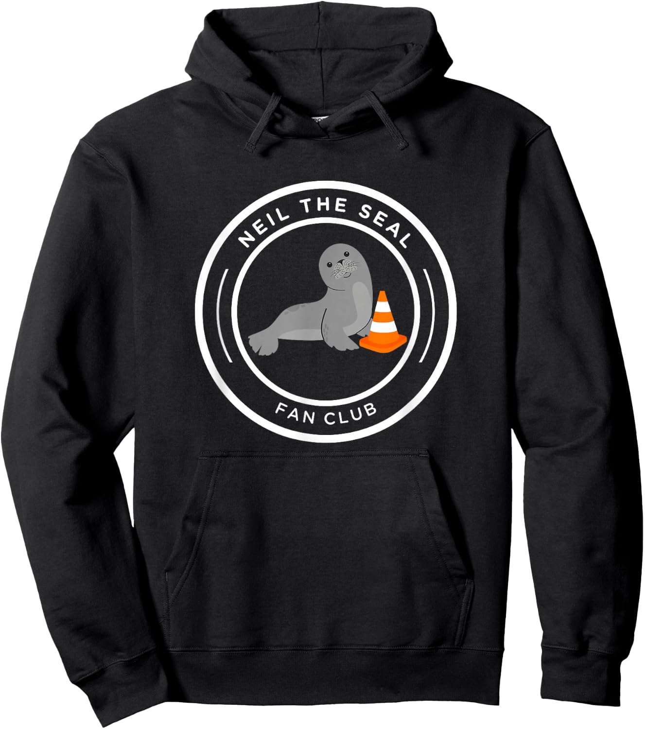 Neil the Seal Hoodie - Hoodie | Black