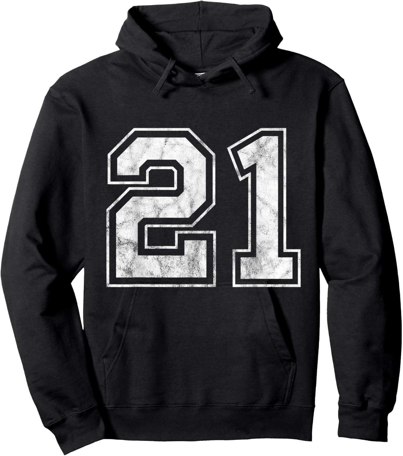 Number 21 Hoodie - Hoodie | Black