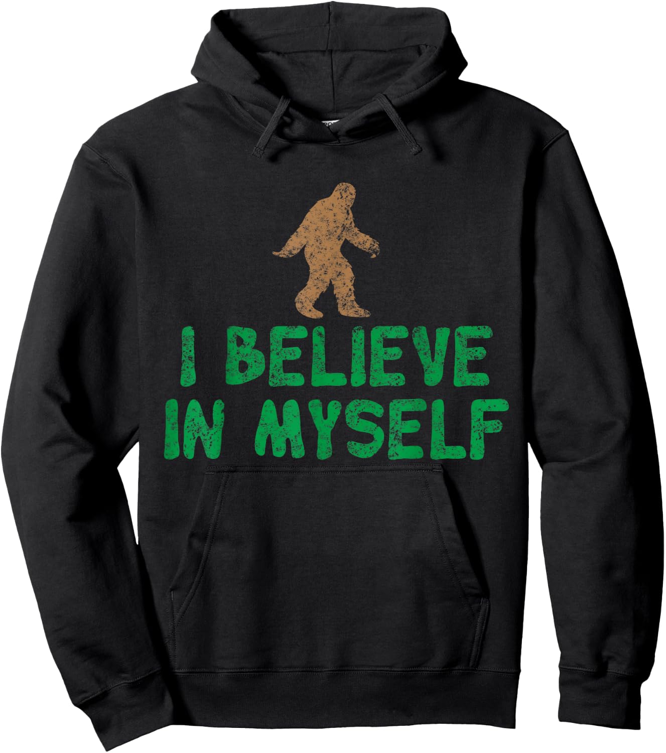 I Believe In Myself Bigfoot Hoodie - Hoodie | Black