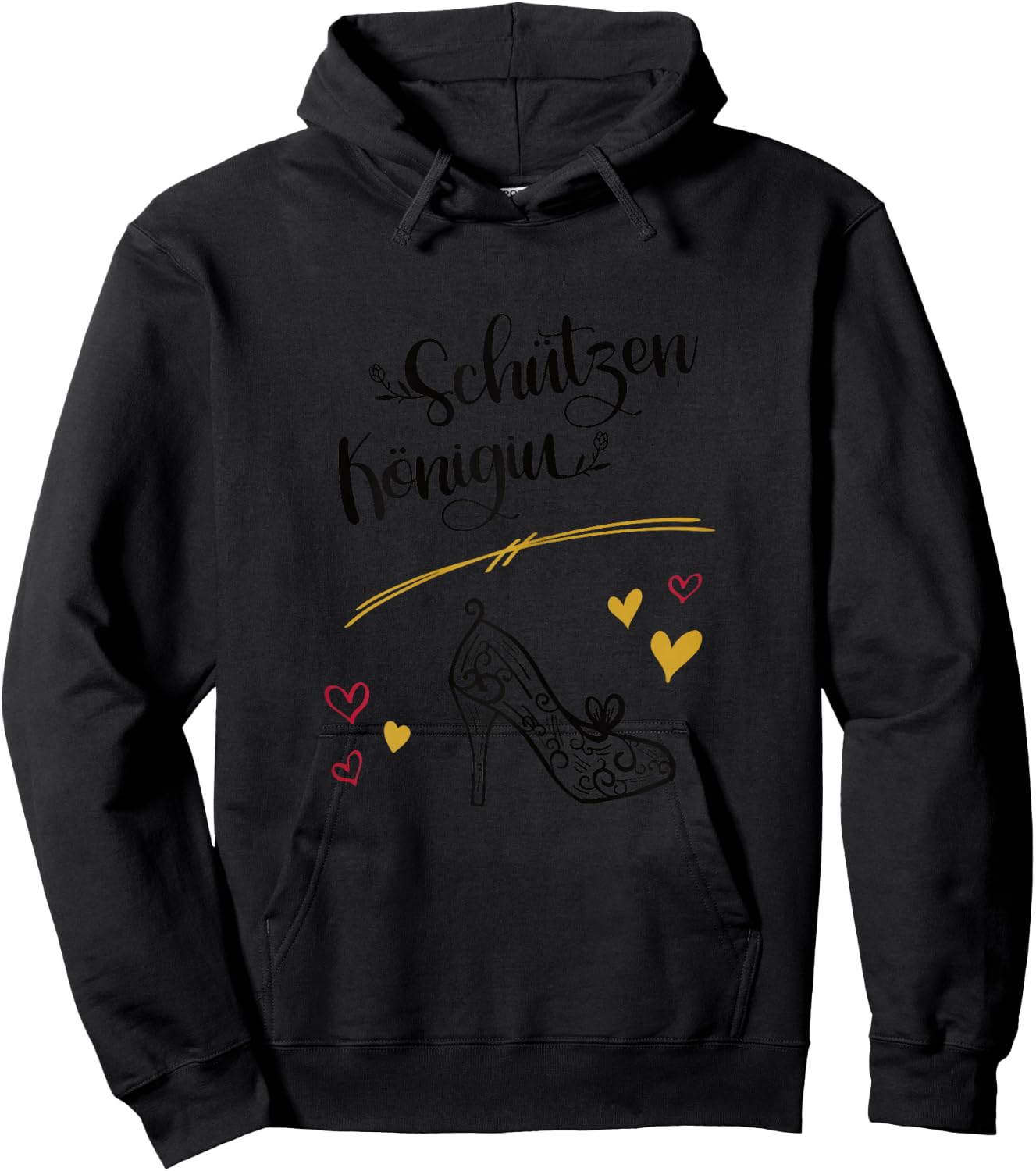 Königin Schützenfest Schützenkönigin Verein Schützenkönig Hoodie - Hoodie | Black