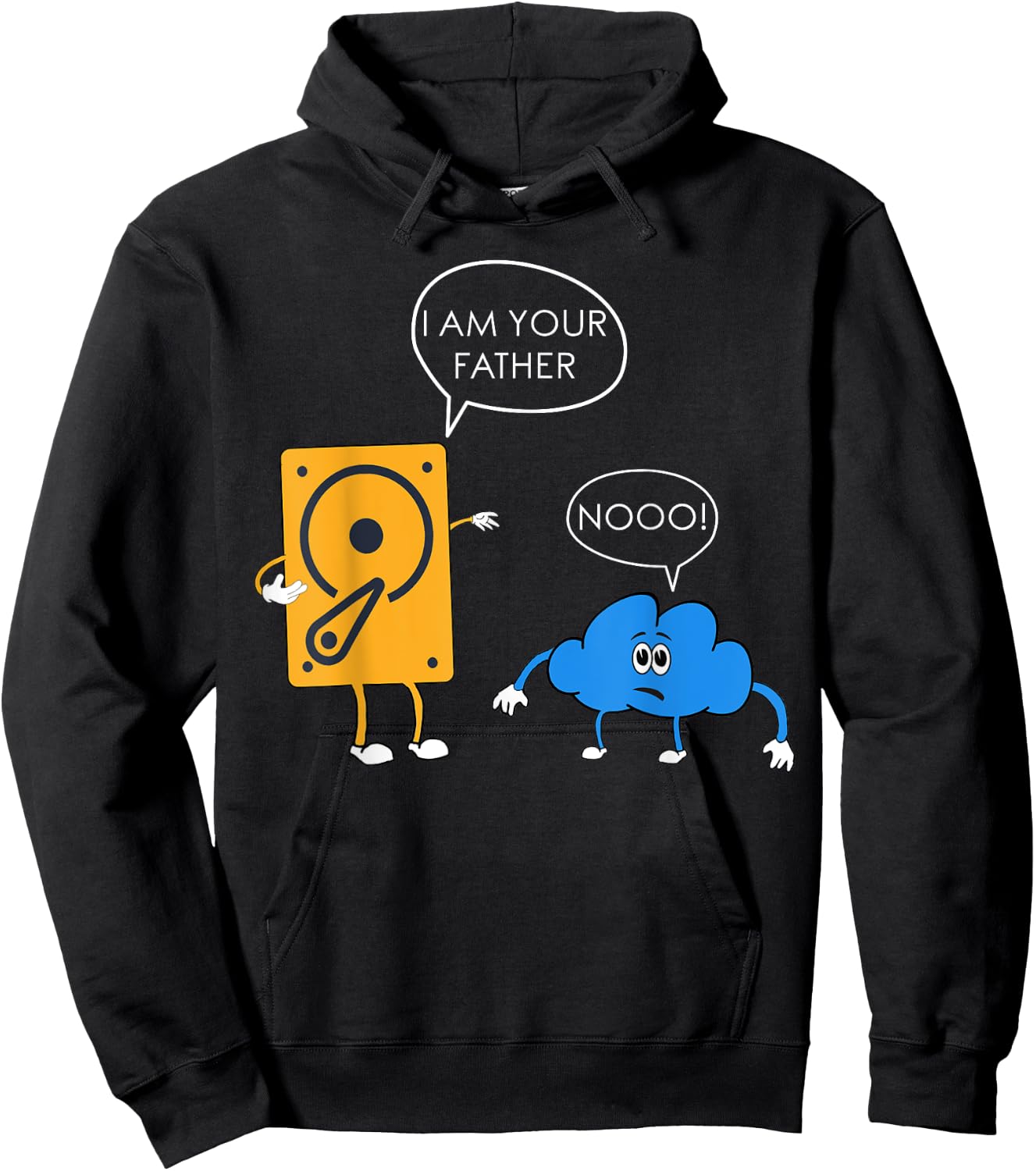 Cloud vs. Classic Storage Computer Engineering Tech Hoodie - Hoodie | Black