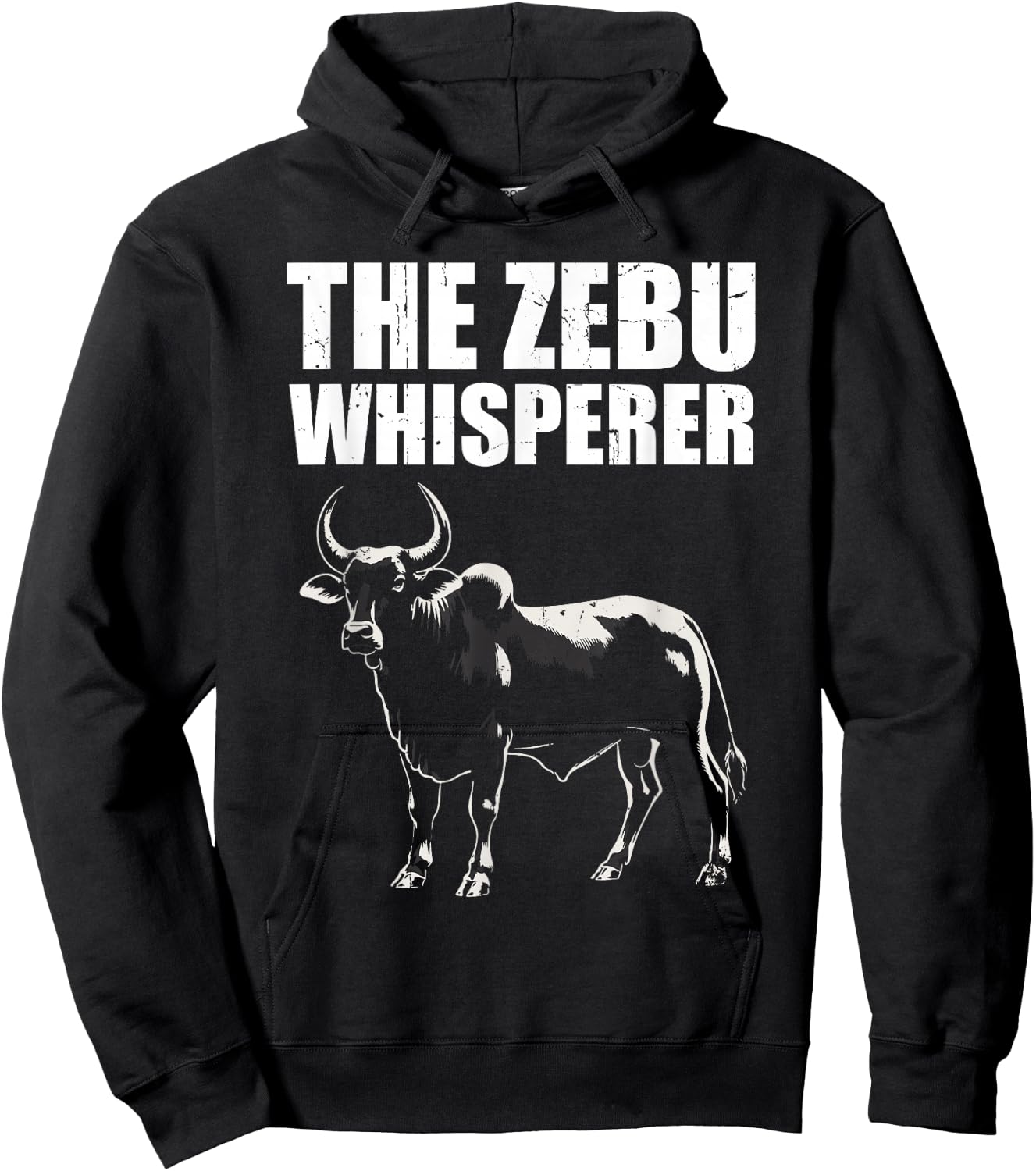 The Zebu Whisperer Hoodie - Hoodie | Black