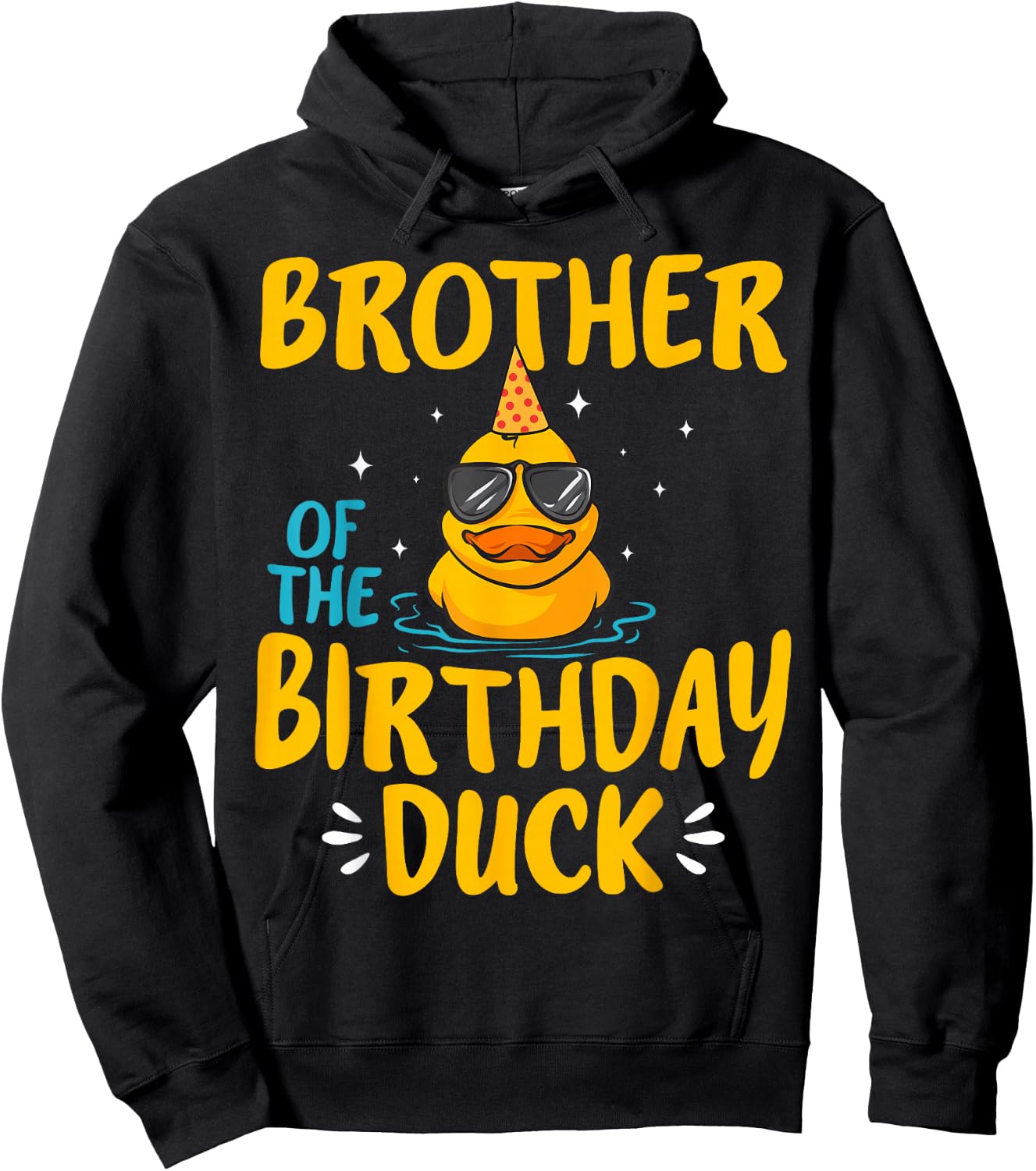 Rubber Duckies Brother Of The Birthday Duck Rubber Duck Hoodie - Hoodie | Black
