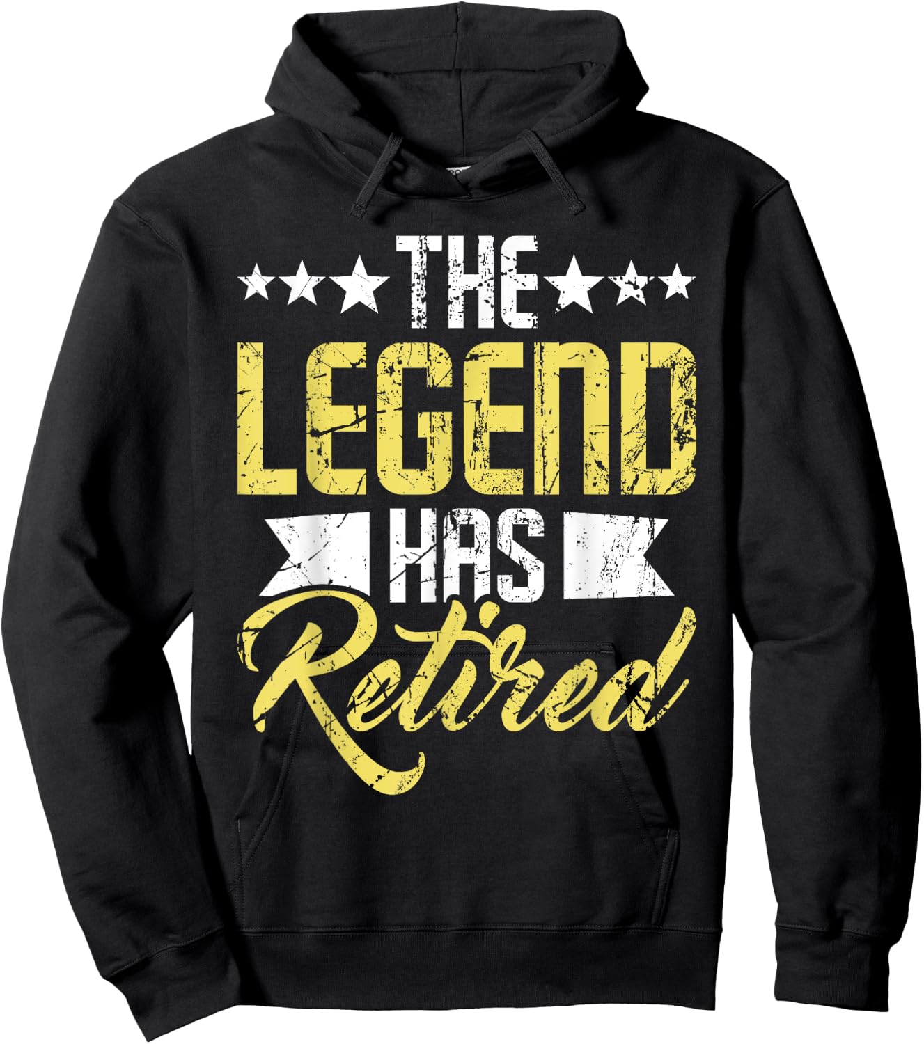 The Legend Has Retired - Retirement Retiree Pension Retiring Hoodie - Hoodie | Black