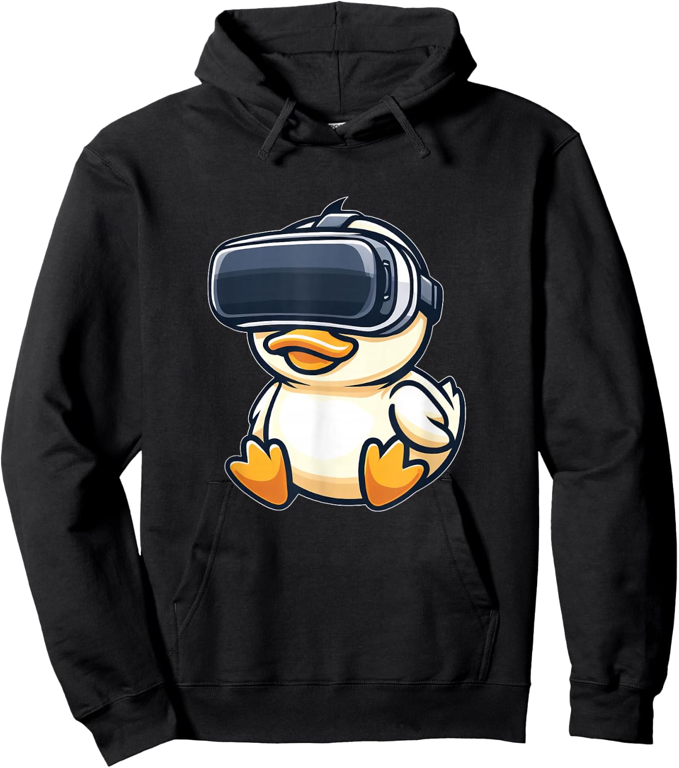 Cute Duck VR Virtual Reality Gamer Hoodie - Hoodie | Black