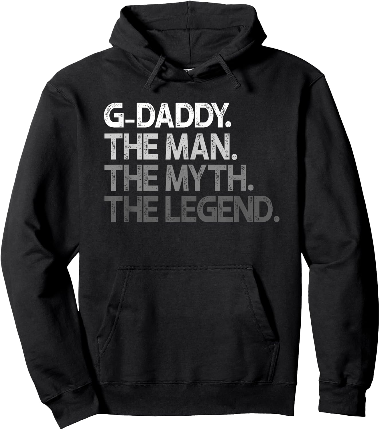 G-Daddy Shirt Gift: The Man The Myth The Legend Hoodie - Hoodie | Black