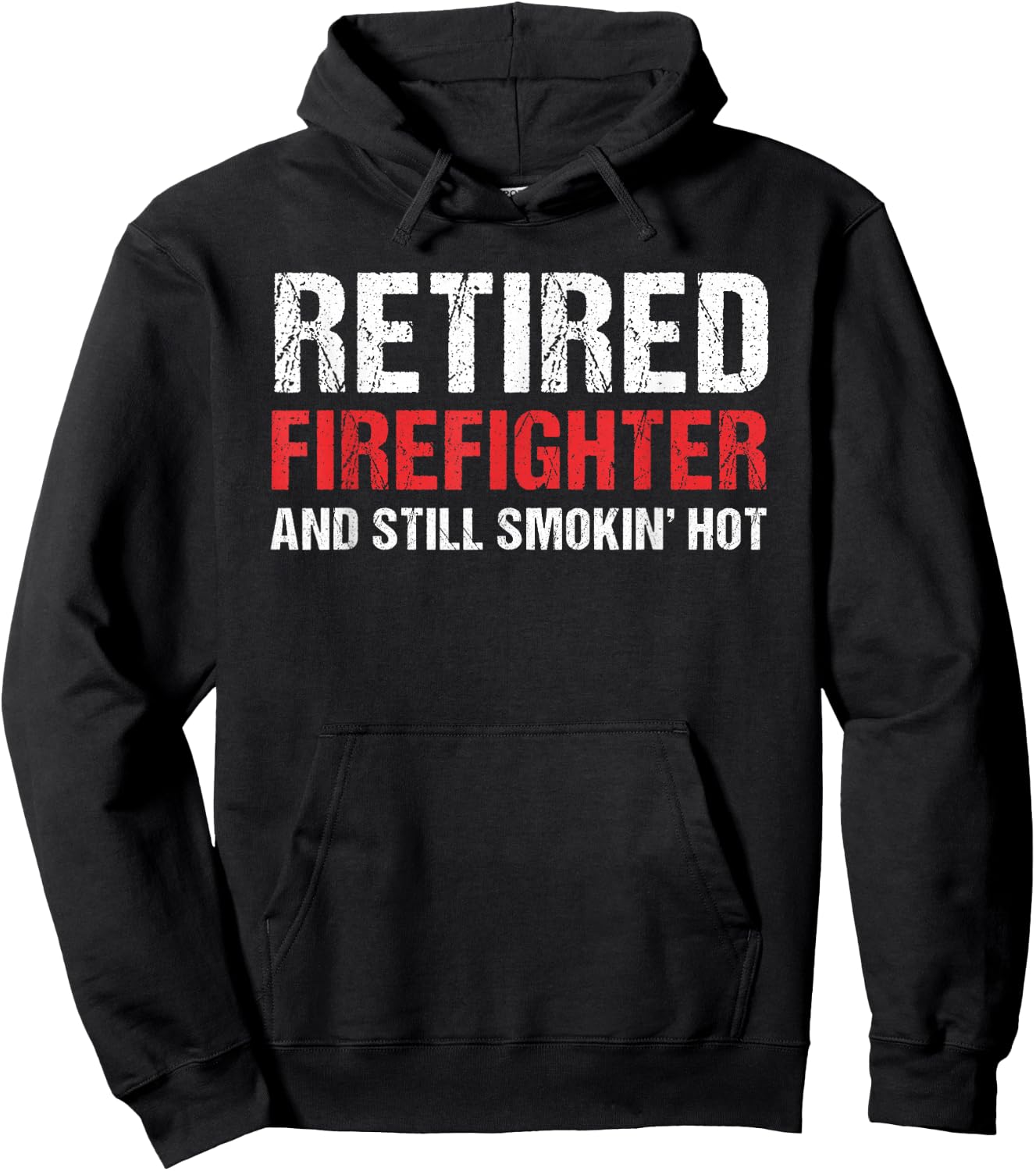Retired Firefighter Fireman Retirement Party Gift Hoodie - Hoodie | Black