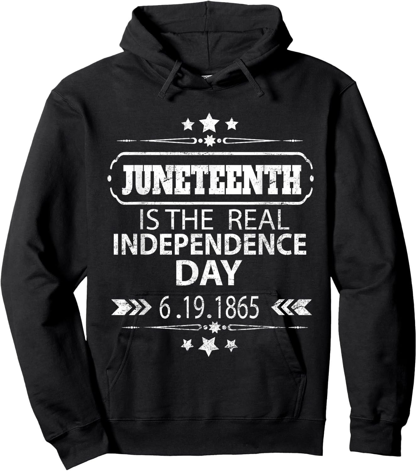 Juneteenth Is the real Independence day1865 Black history Hoodie - Hoodie | Black