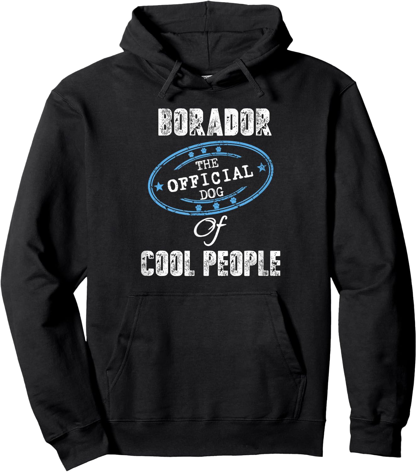 Borador Shirt The Official Dog Of Cool People Mom Dad Gift Hoodie - Hoodie | Black