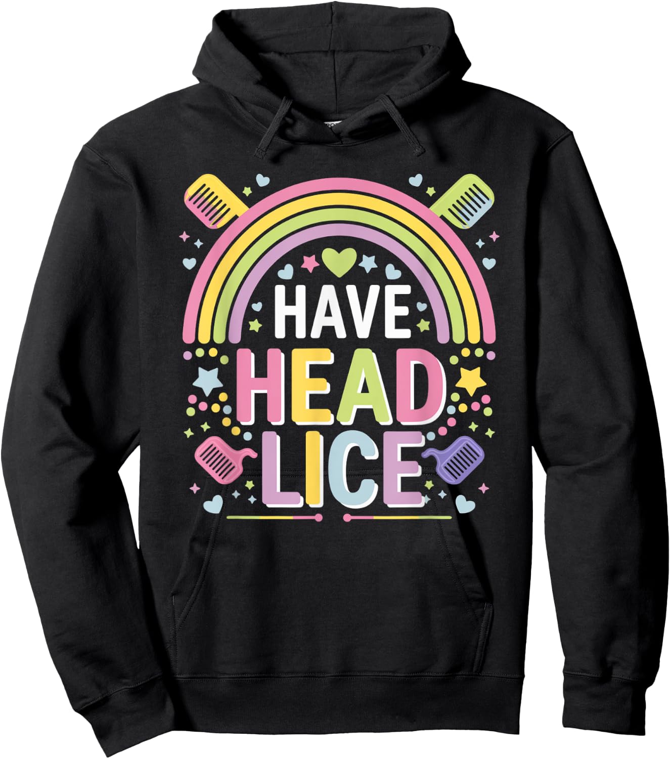 I Have Head Lice Funny Retro Offensive Inappropriate Meme Hoodie - Hoodie | Black