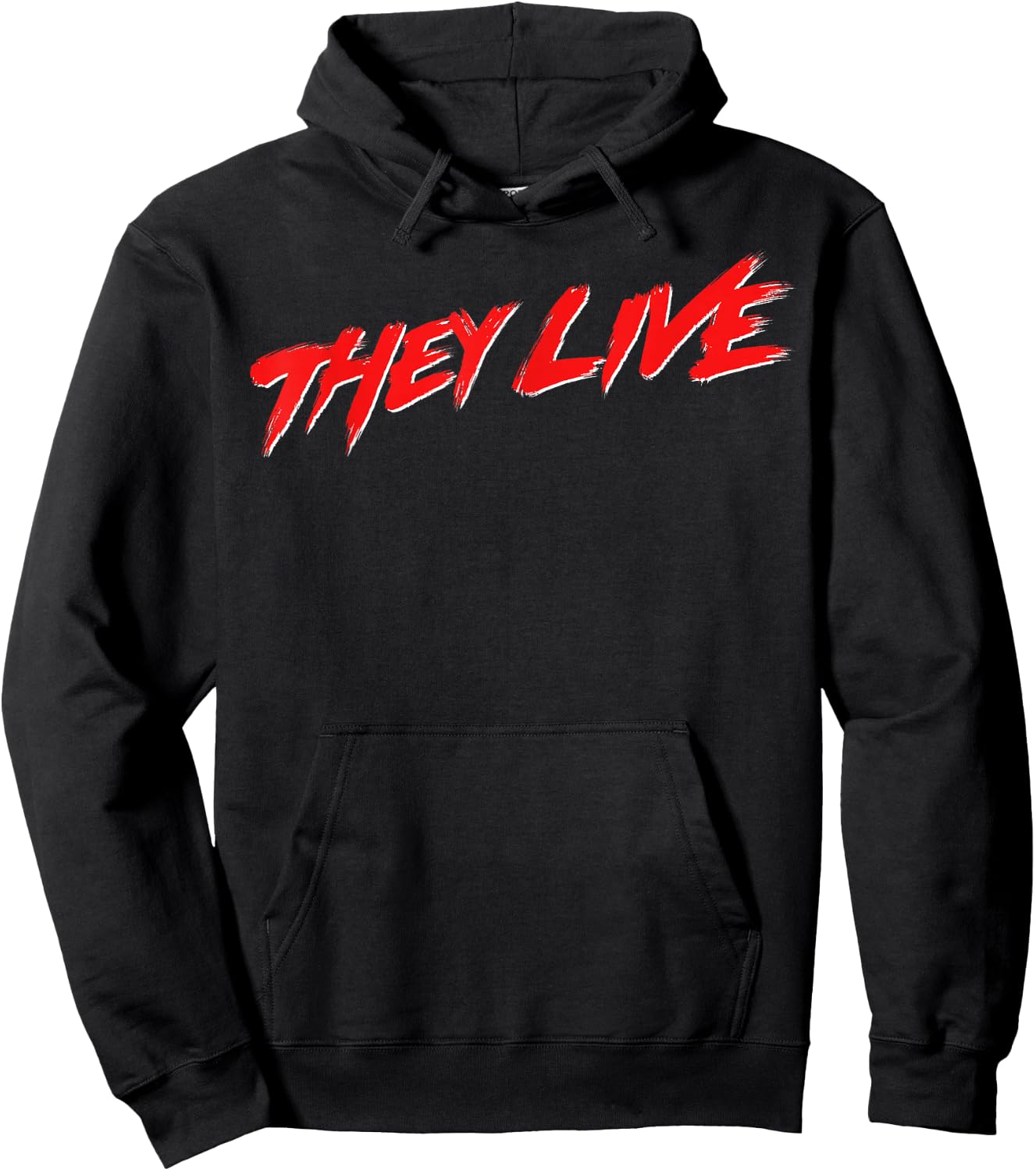 They Live Simple Title Logo Hoodie - Hoodie | Black