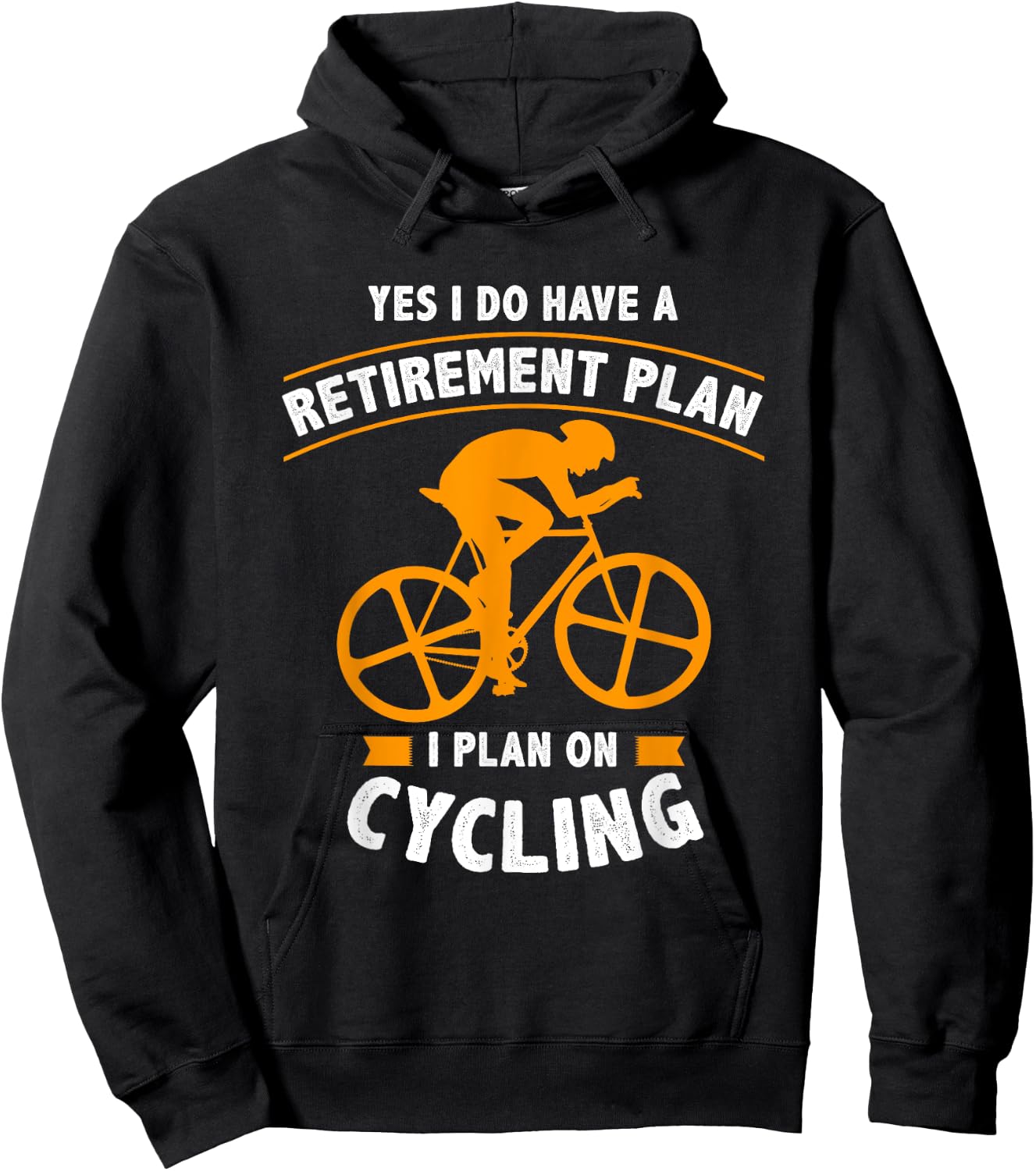 Funny Retirement Plan Cycling - Bike Lover Gift Hoodie - Hoodie | Black