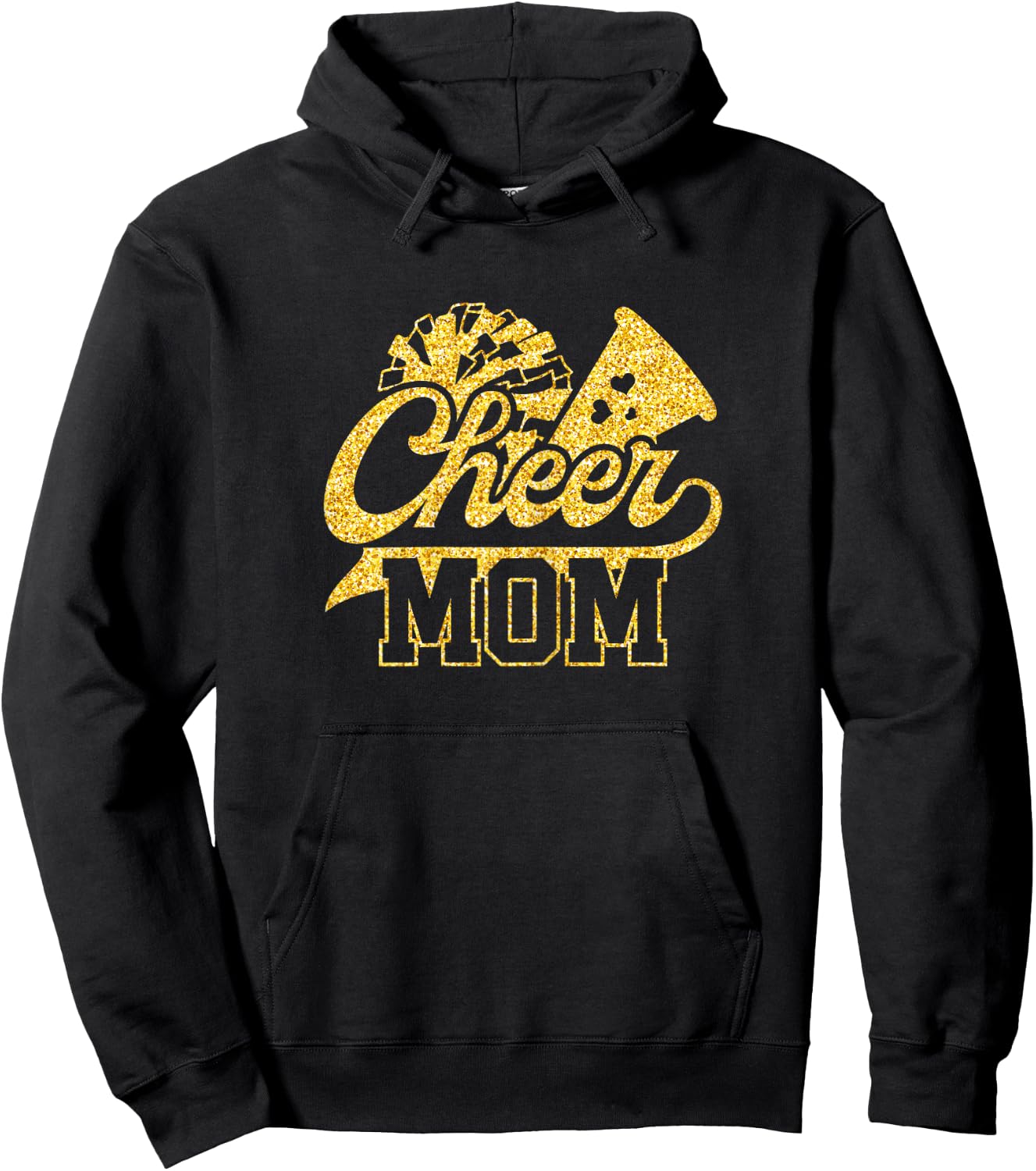 Cheer Mom Cheerleading Cheerleader Mama , black Hoodie - Hoodie | Black