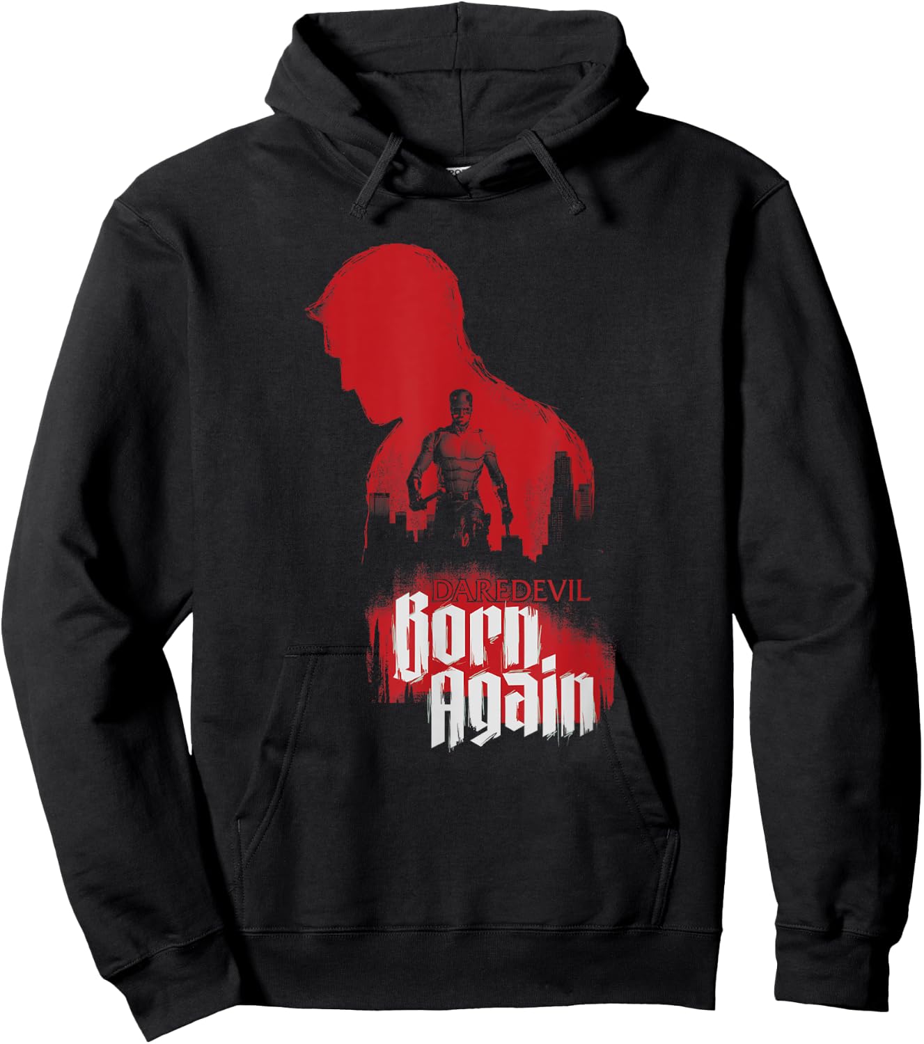 Daredevil Born Again Red Shadow Hoodie - Hoodie | Black