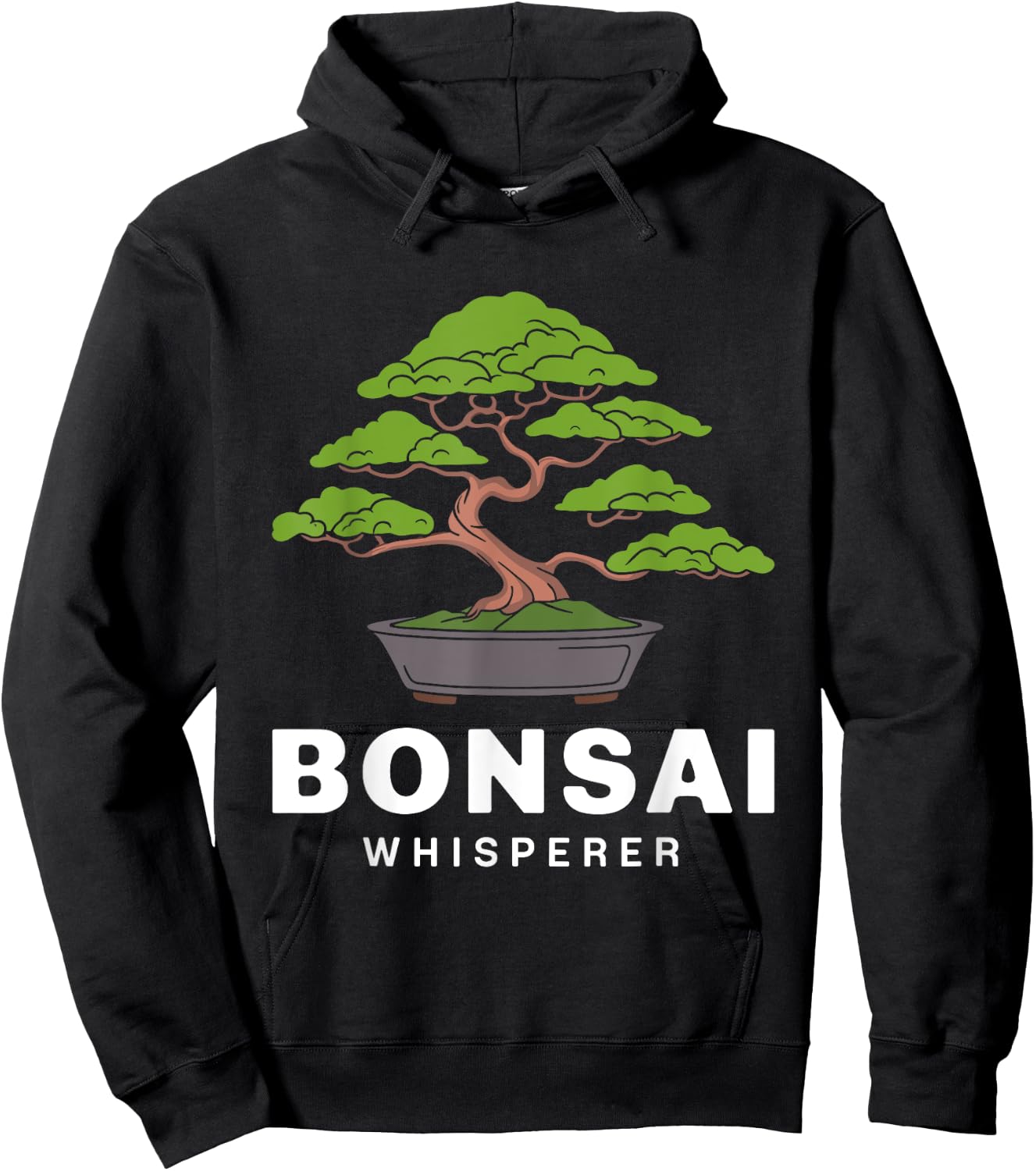 Bonsai Tree Gardening Japanese Culture Zen Funny Bonsai Tree Hoodie - Hoodie | Black