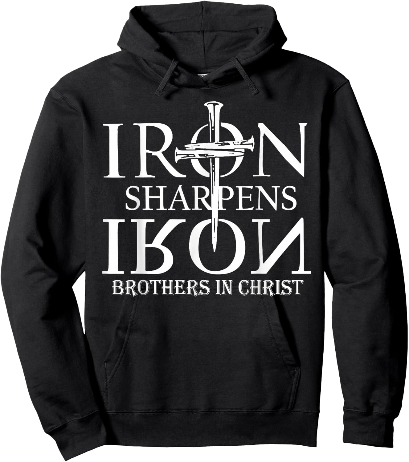 Eisen schärft Iron Brothers In Christ Hoodie - Hoodie | Black