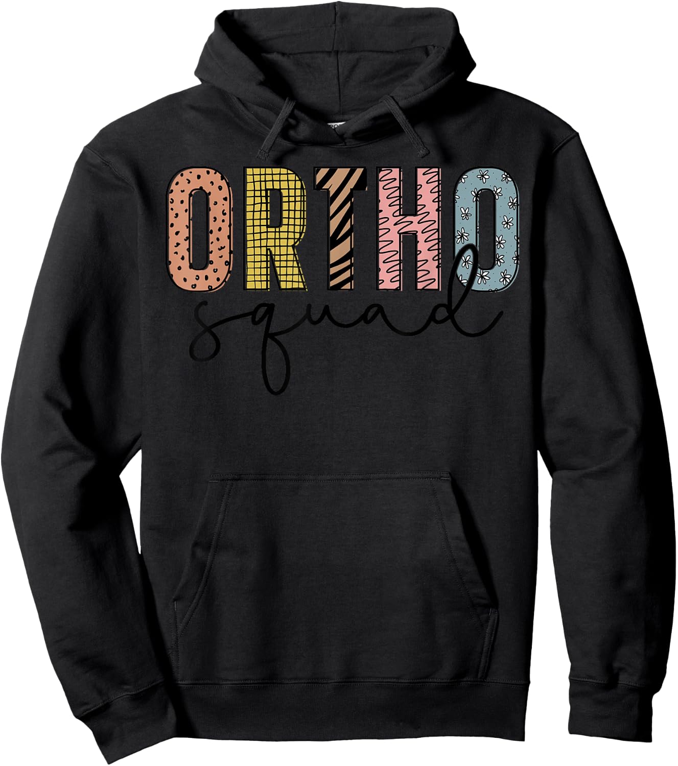 Ortho Squad - Orthopedics Nurse Doctor Assistant Medical Hoodie - Hoodie | Black