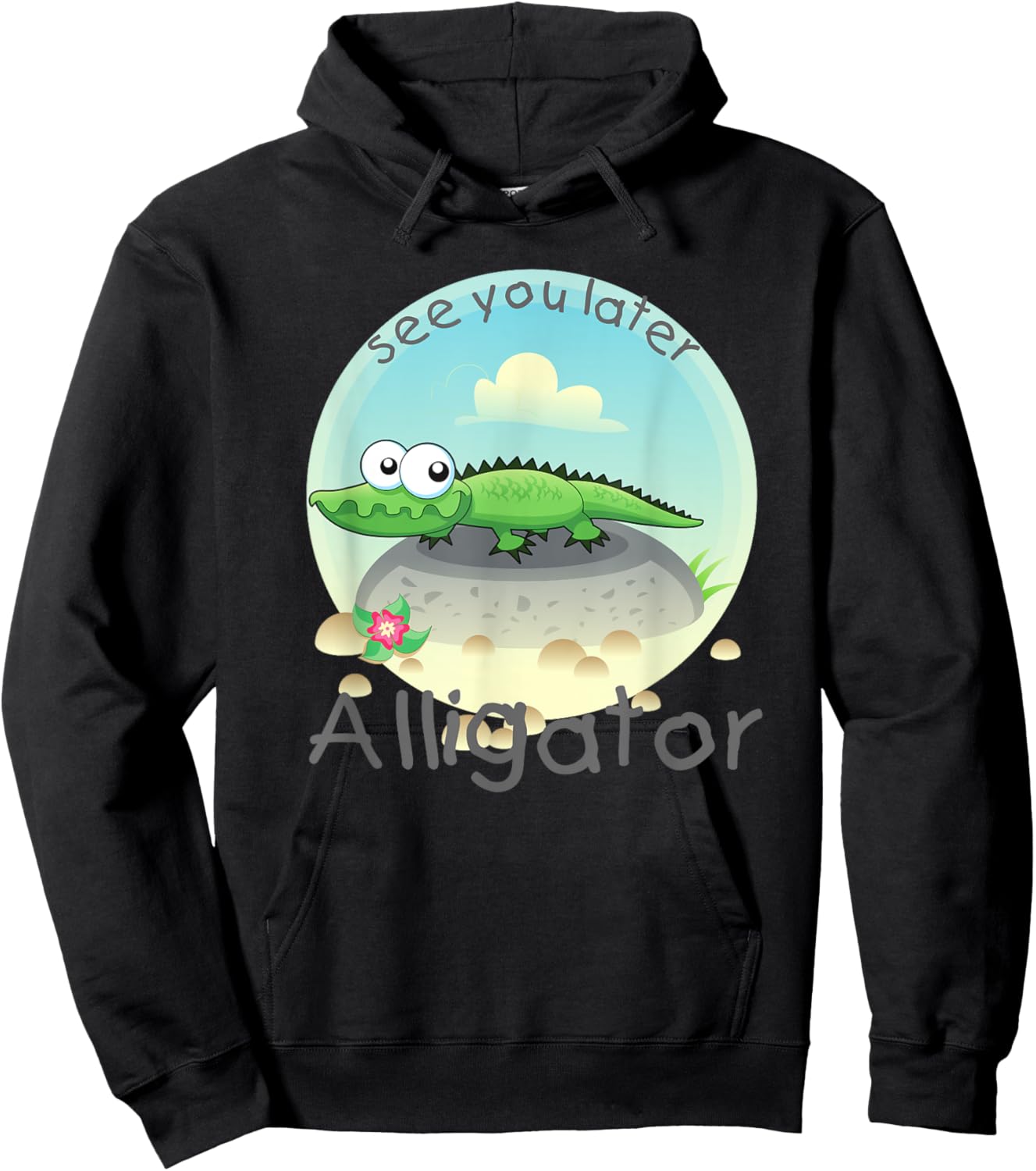 Florida Alligator see you later Crocodile Gator kids Hoodie - Hoodie | Black
