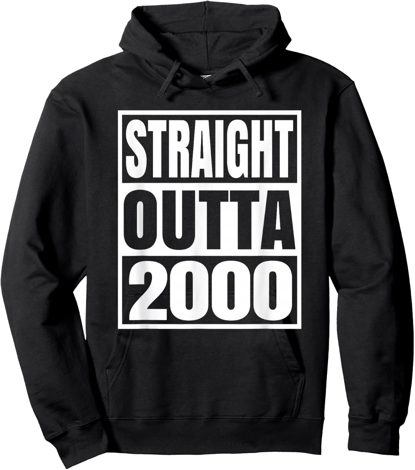 Vintage 2000 T Shirts Retro Funny 2000 Birthday Hoodie - Hoodie | Black