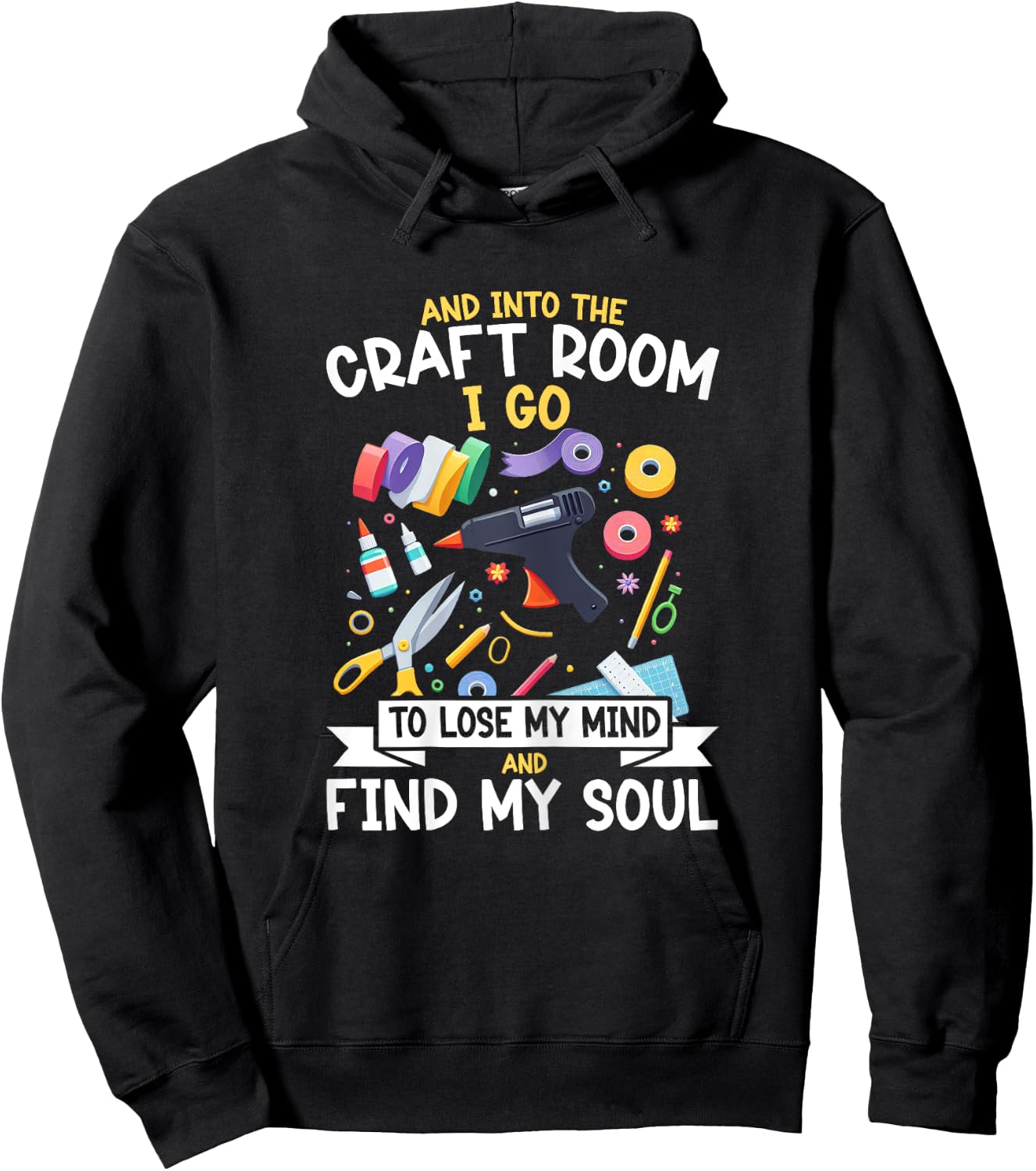 Crafting Crafter Hoodie - Hoodie | Black