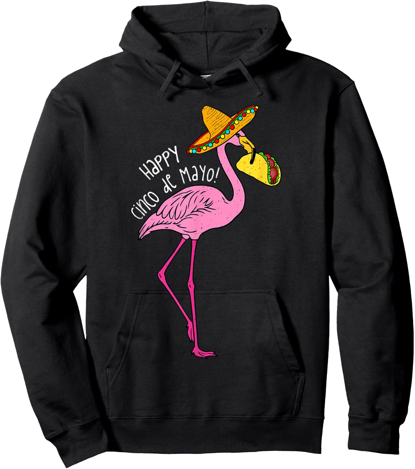 Mexican Flamingo Tacos Cinco De Mayo Fiesta 5 De Mayo Women Hoodie - Hoodie | Black