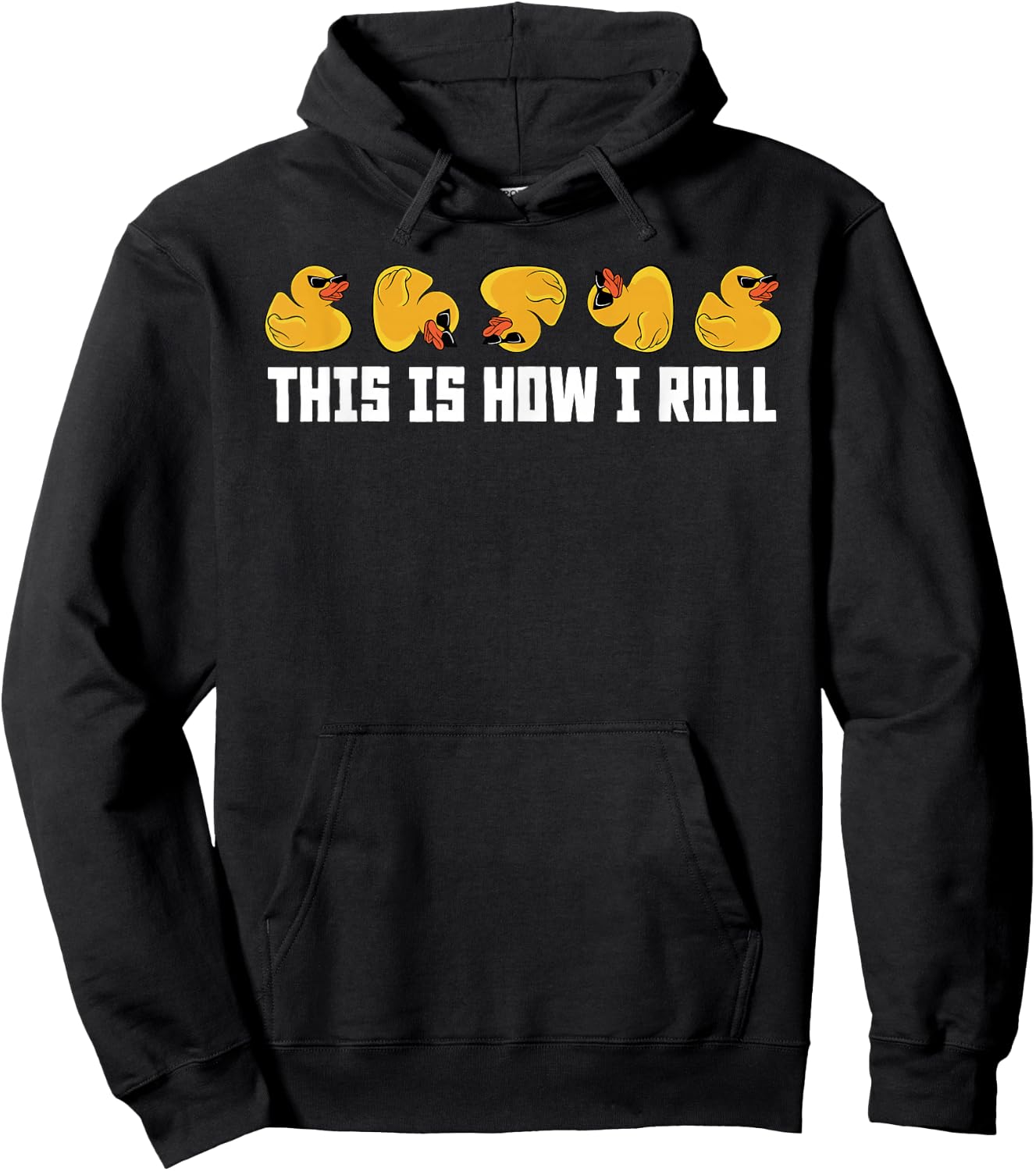 Cool This Is How I Roll Rubber Duck Duck Hoodie - Hoodie | Black