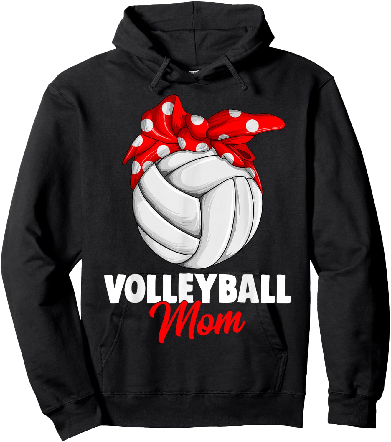Volleyball Mom Women Hoodie - Hoodie | Black