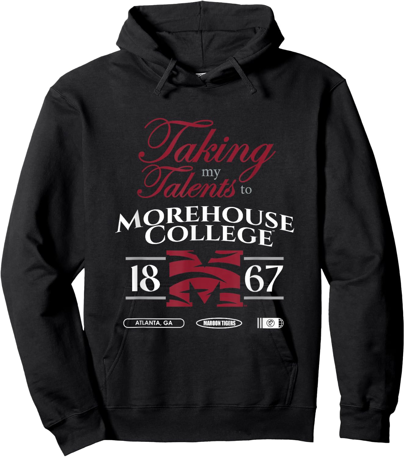 Taking My Talents to Morehouse College Signing Day Hoodie - Hoodie | Black
