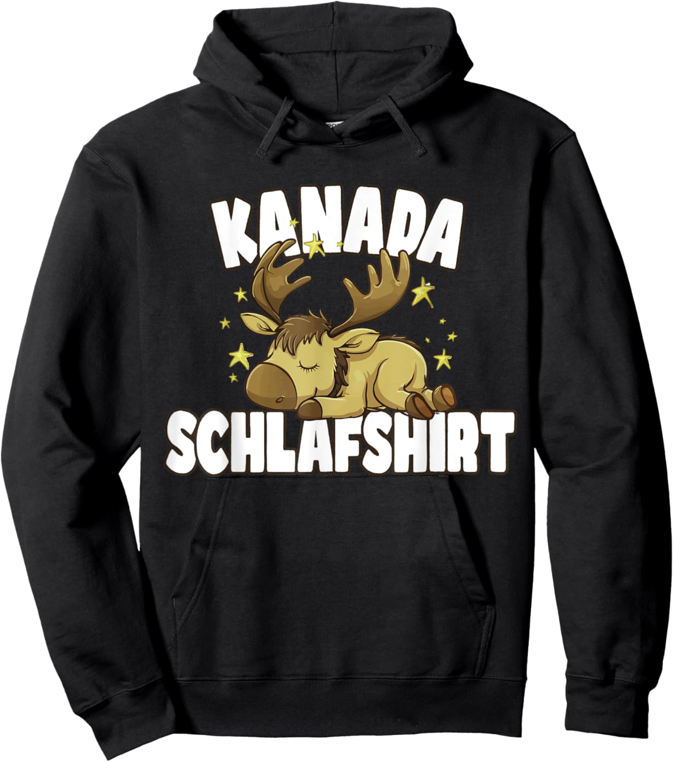 Funny Canada Sleep Hoodie - Hoodie | Black