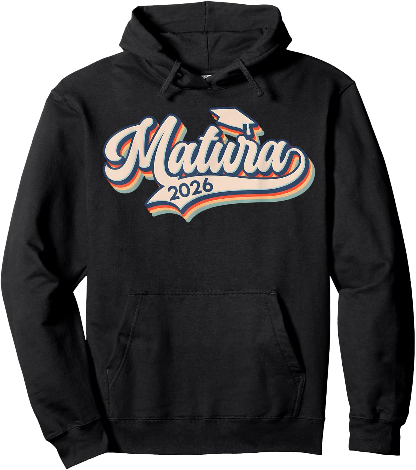 MATURA 2026 Maturanten Vintage Matura Abschluss Hoodie - Hoodie | Black