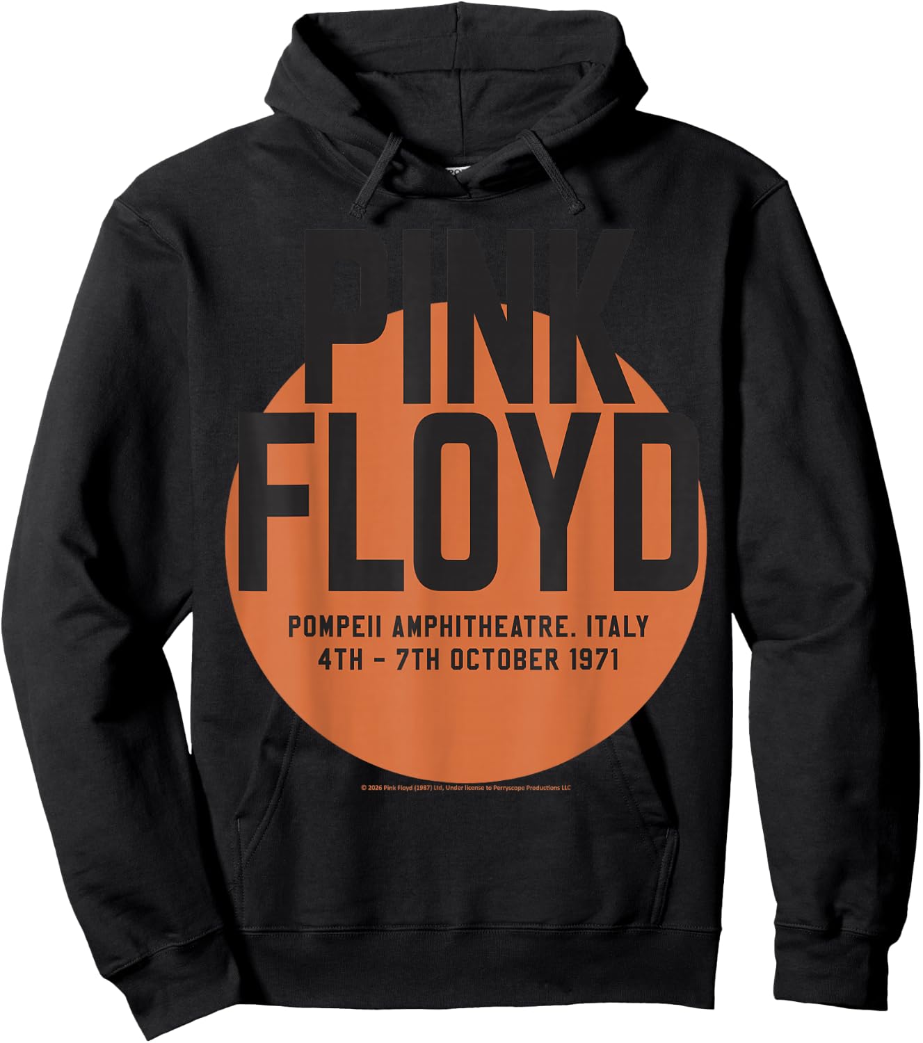 Pink Floyd Pompeii Amphitheatre Italy 4th 7th October 1971 Hoodie - Hoodie | Black