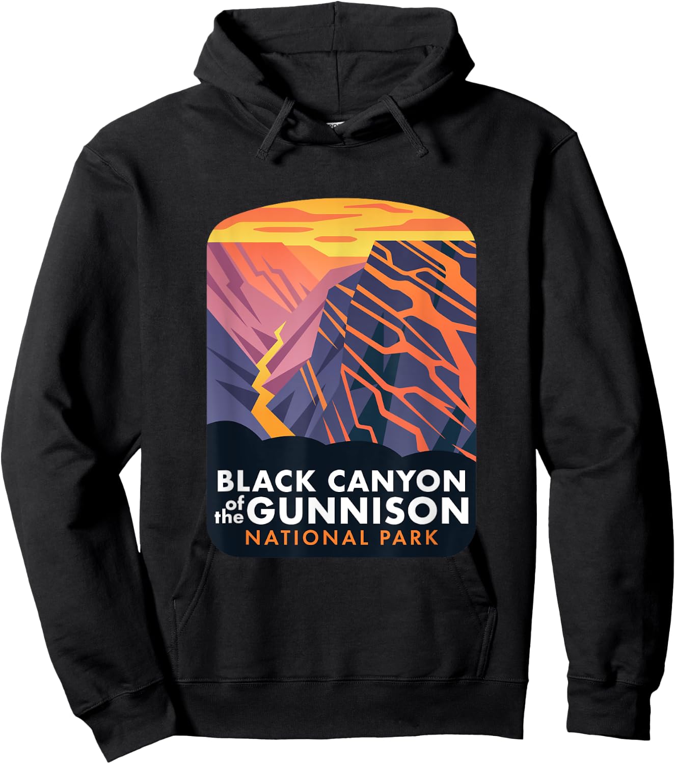 Black Canyon of the Gunnison National Park Hoodie - Hoodie | Black