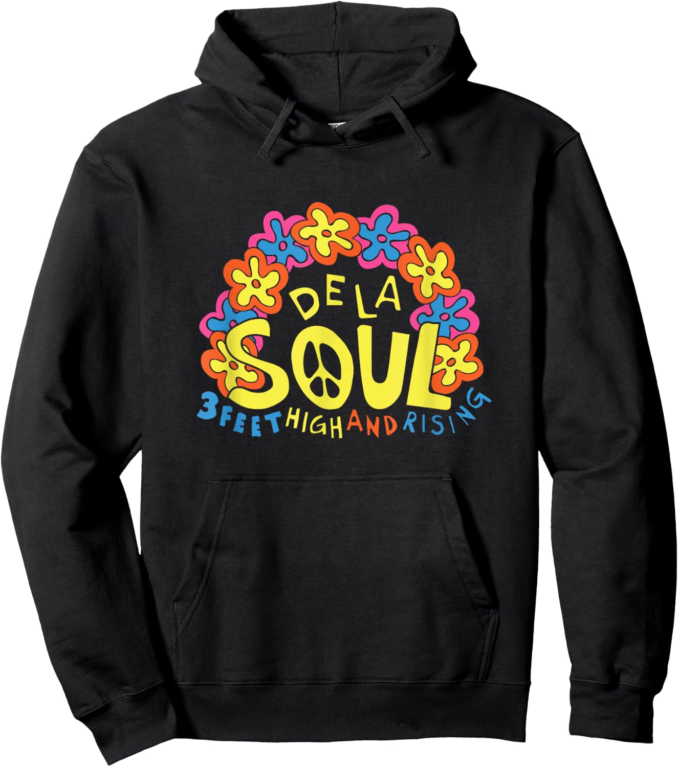 Offizielle De La Soul 90 cm hoch und steigend Hoodie - Hoodie | Black