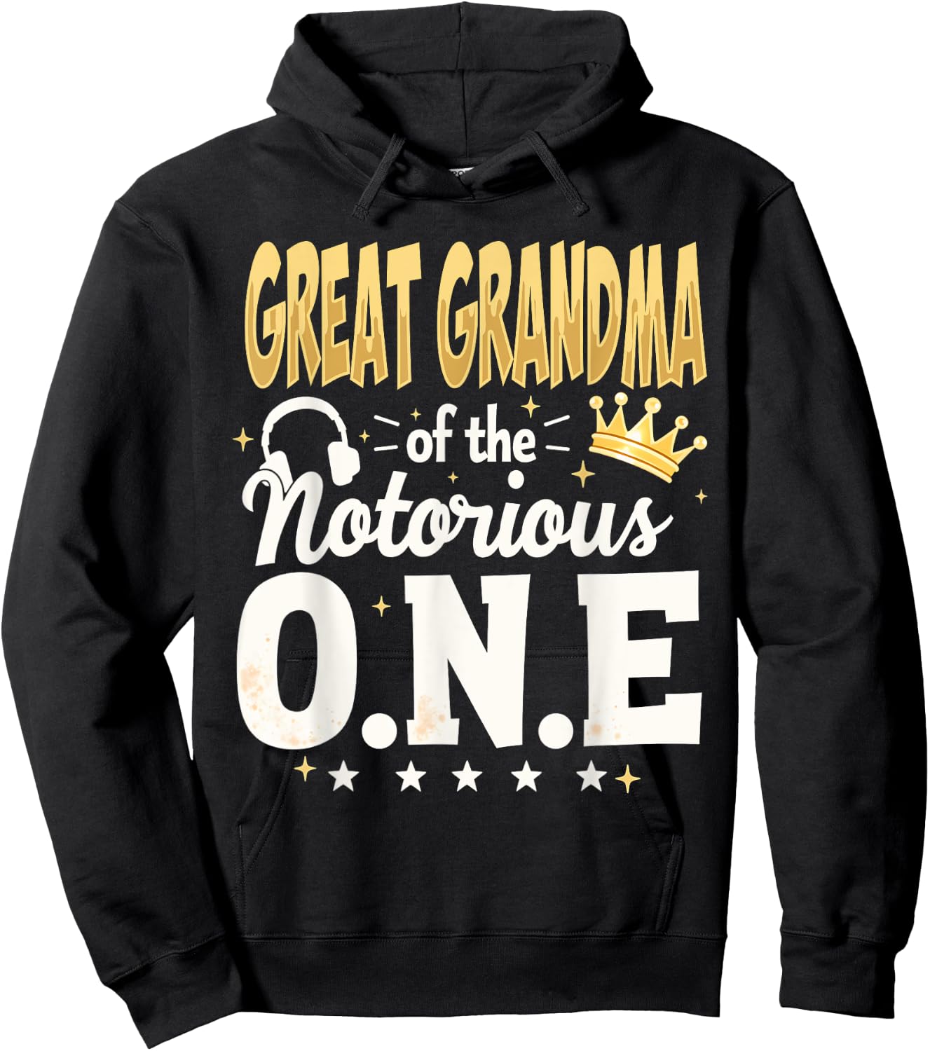 Hip Hop Matching Family 1st Birthday Party - -Adults, Black, Small, Short Sleeve Hoodie - Hoodie | Black