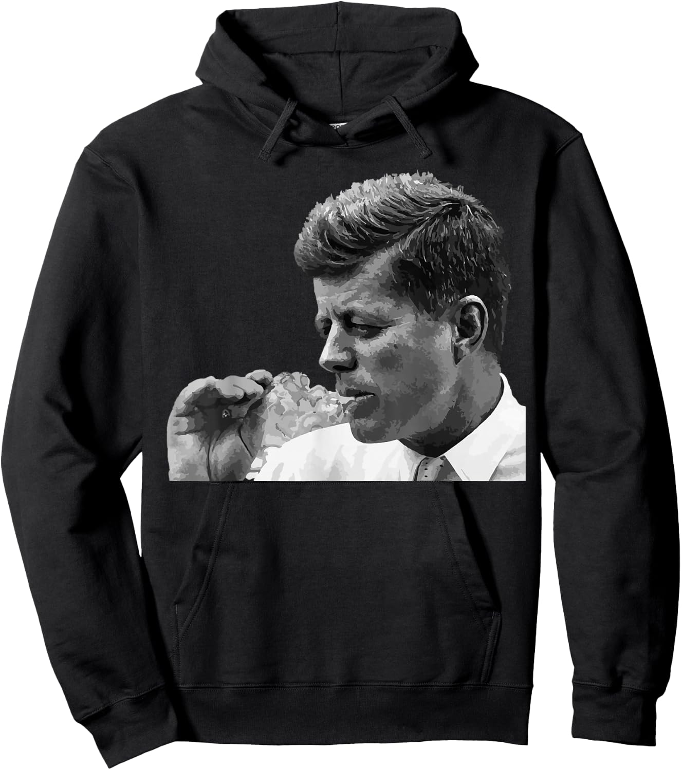 JFK John F Kennedy Cigar Smoking Smoker Hoodie - Hoodie | Black